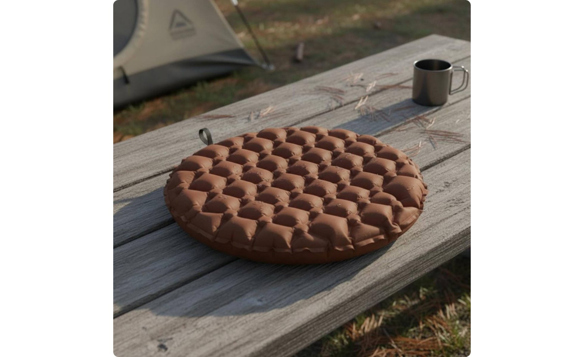 Inflatable Camping Pad Lightweight Inflatable Seat Pad Small