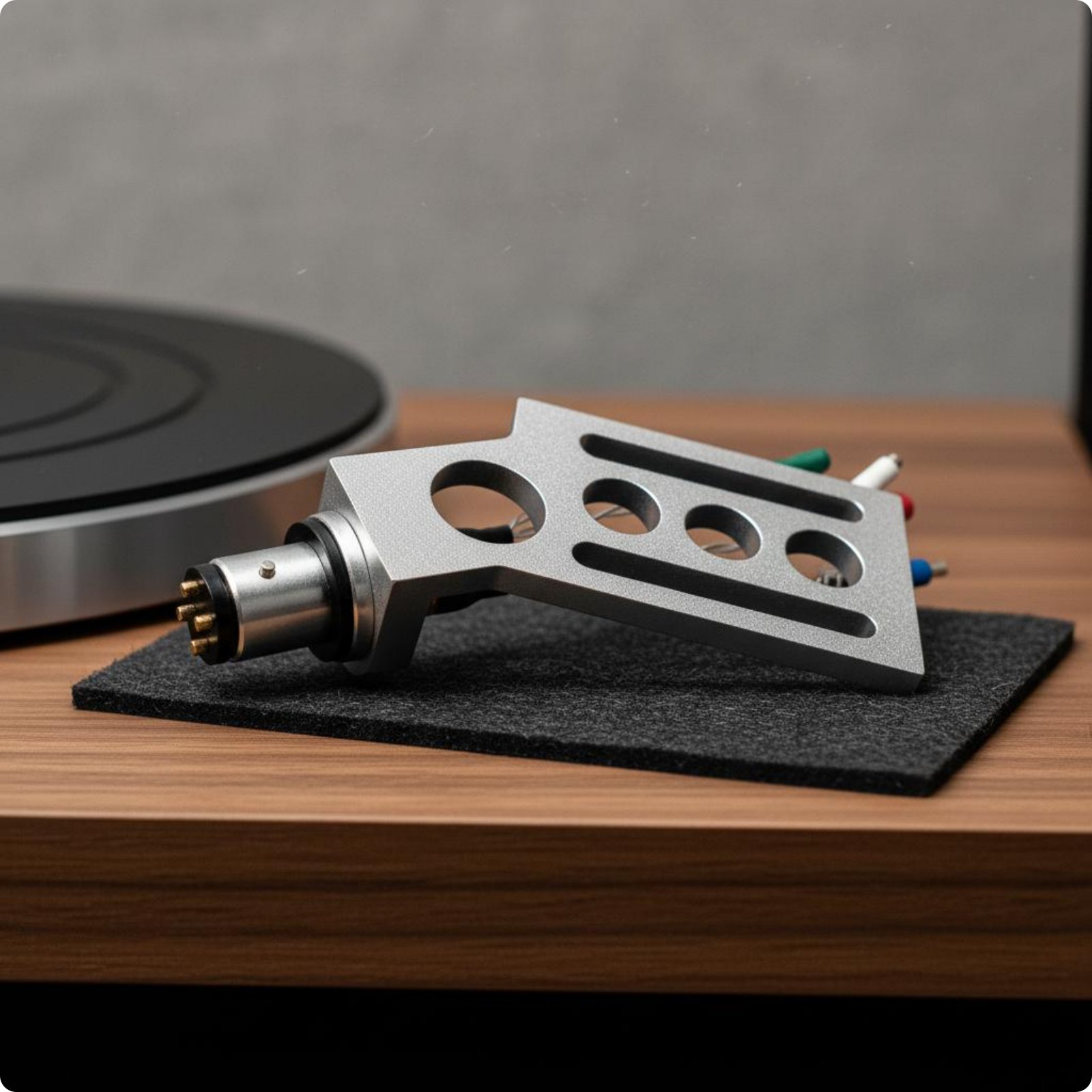 Turntable Headshell Mount Long-Lasting Tonearm Tip Mount Universal