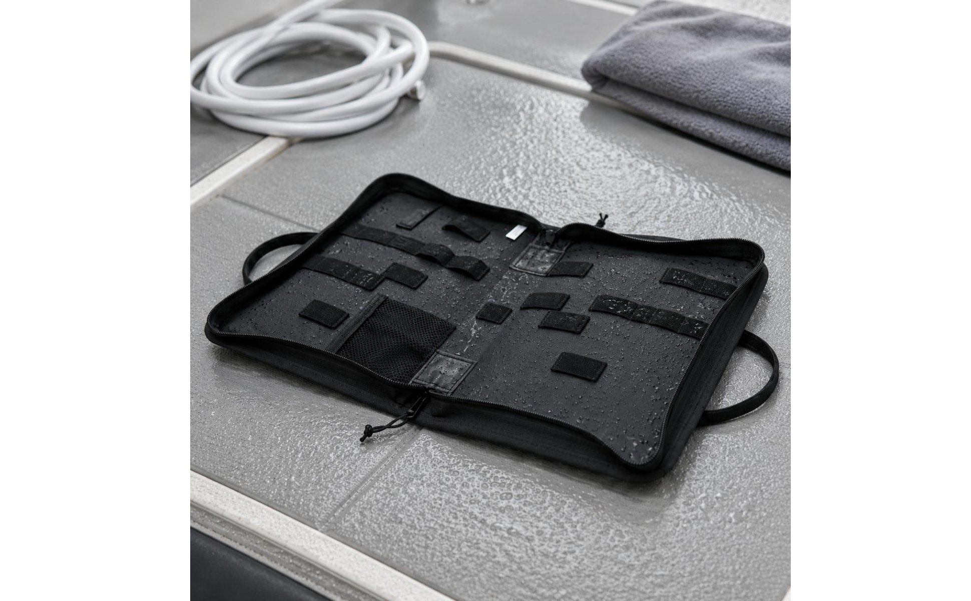 Breathing Apparatus Tool Storage Bag with Handle Diving Gear Bag Elastic Straps