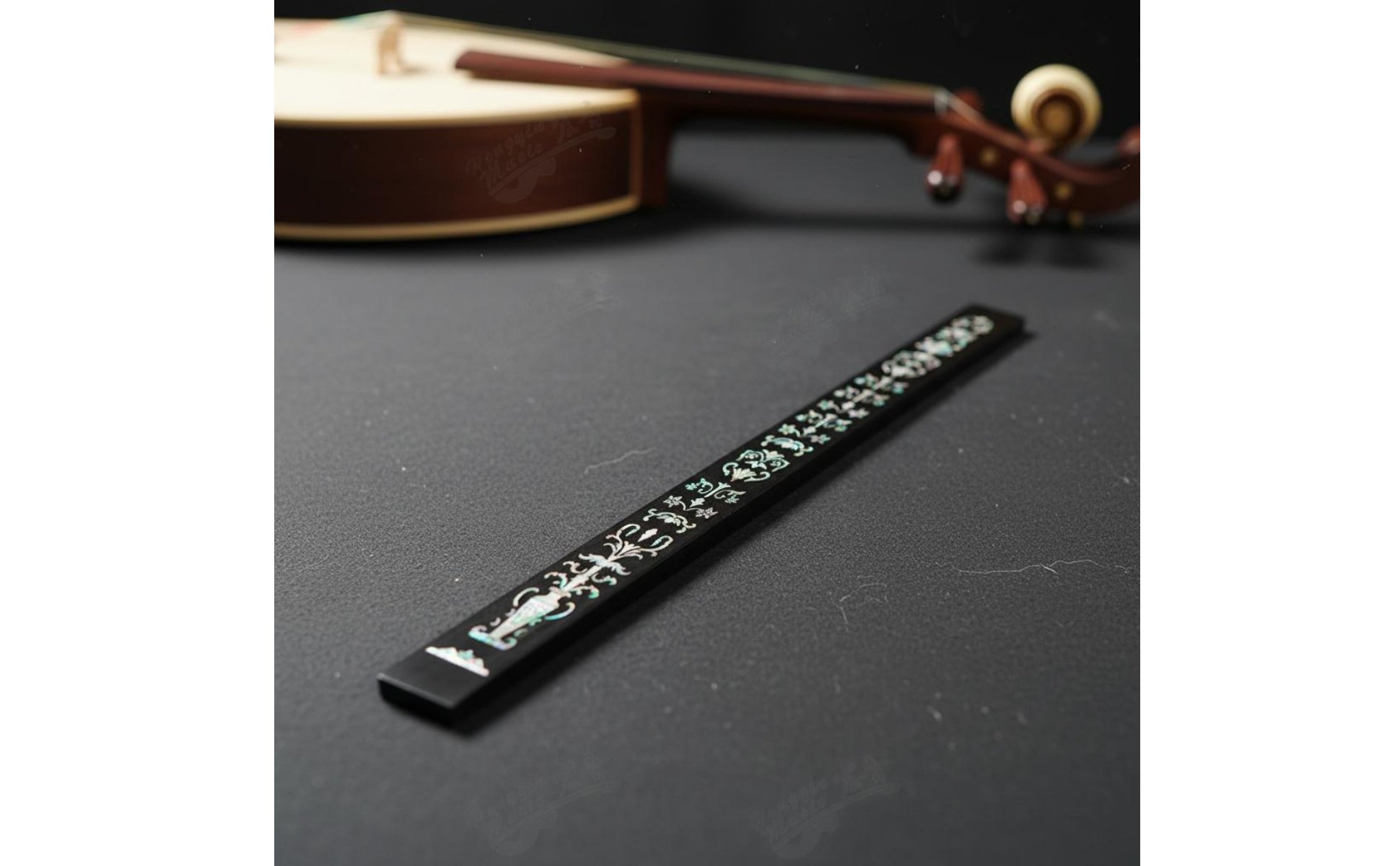 Morin Khuur Fingerboard Custom Cut Size Mother-of-Pearl Inlay Fingerboard