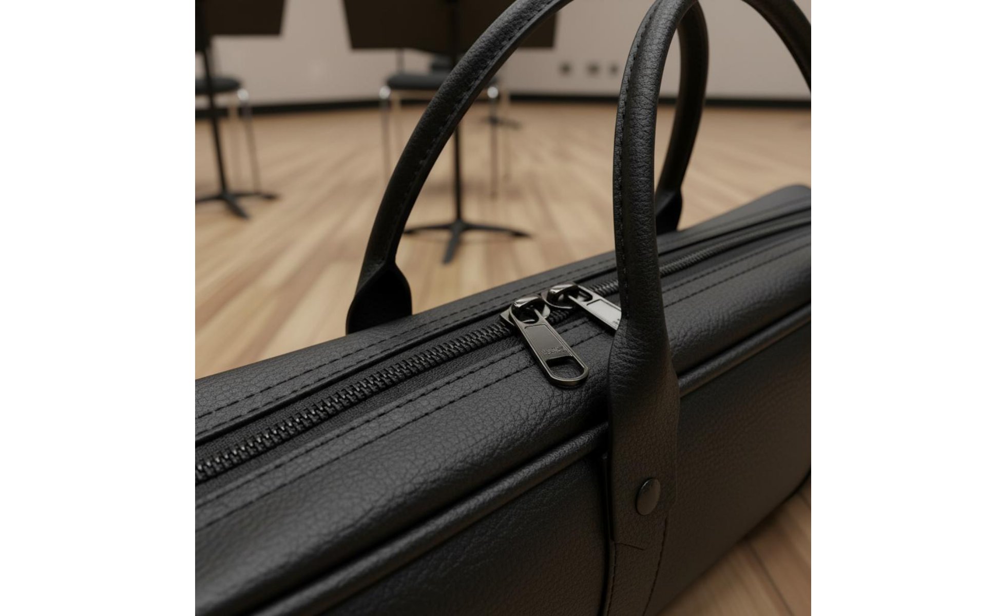 16 Hole Flute Holder Leather Flute Bag Set Shielded for Performance, Practice
