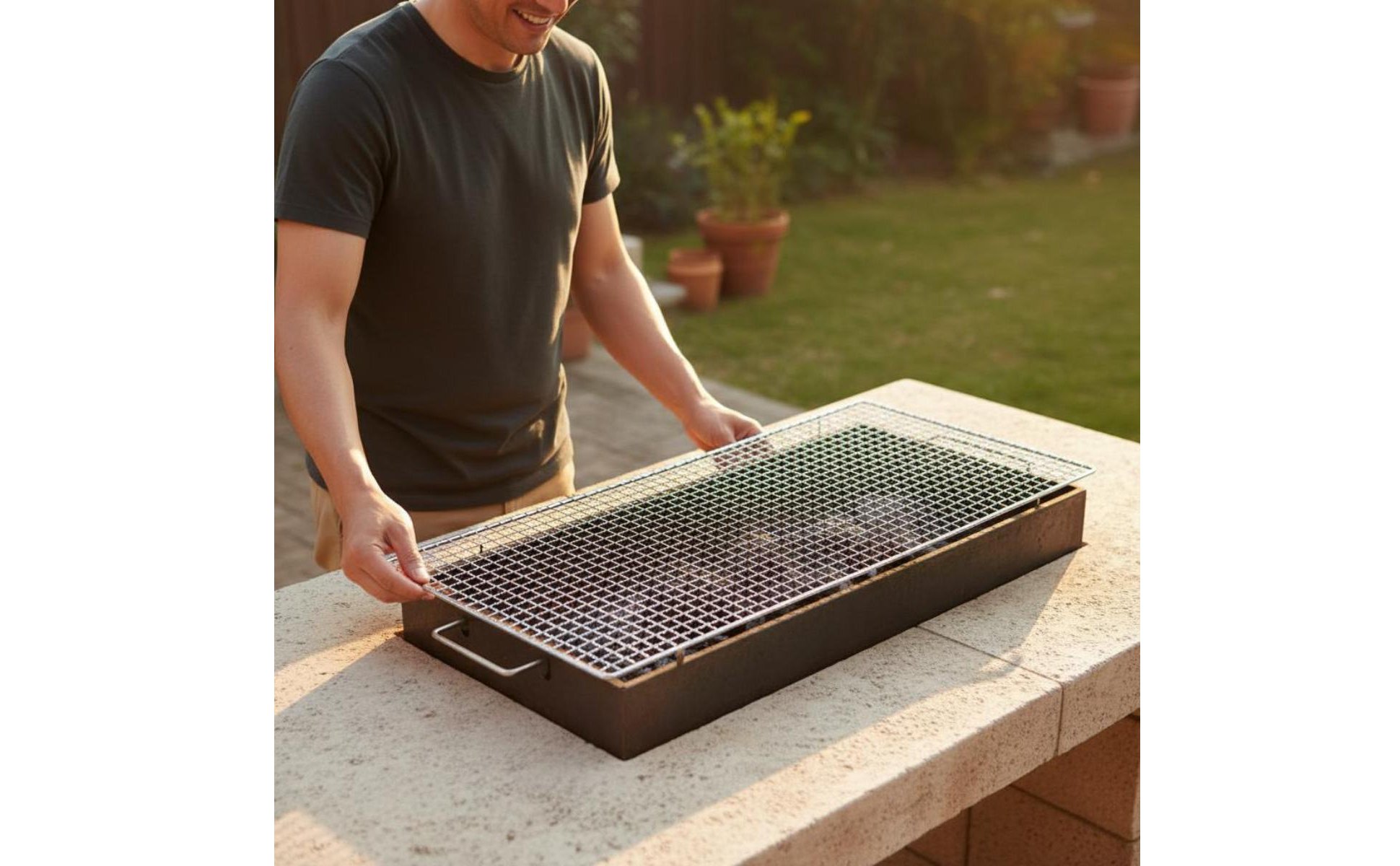 Mesh Grilling Rack Net Heat-Resistant Wire Barbecue Grate Easy to Clean for Bbq