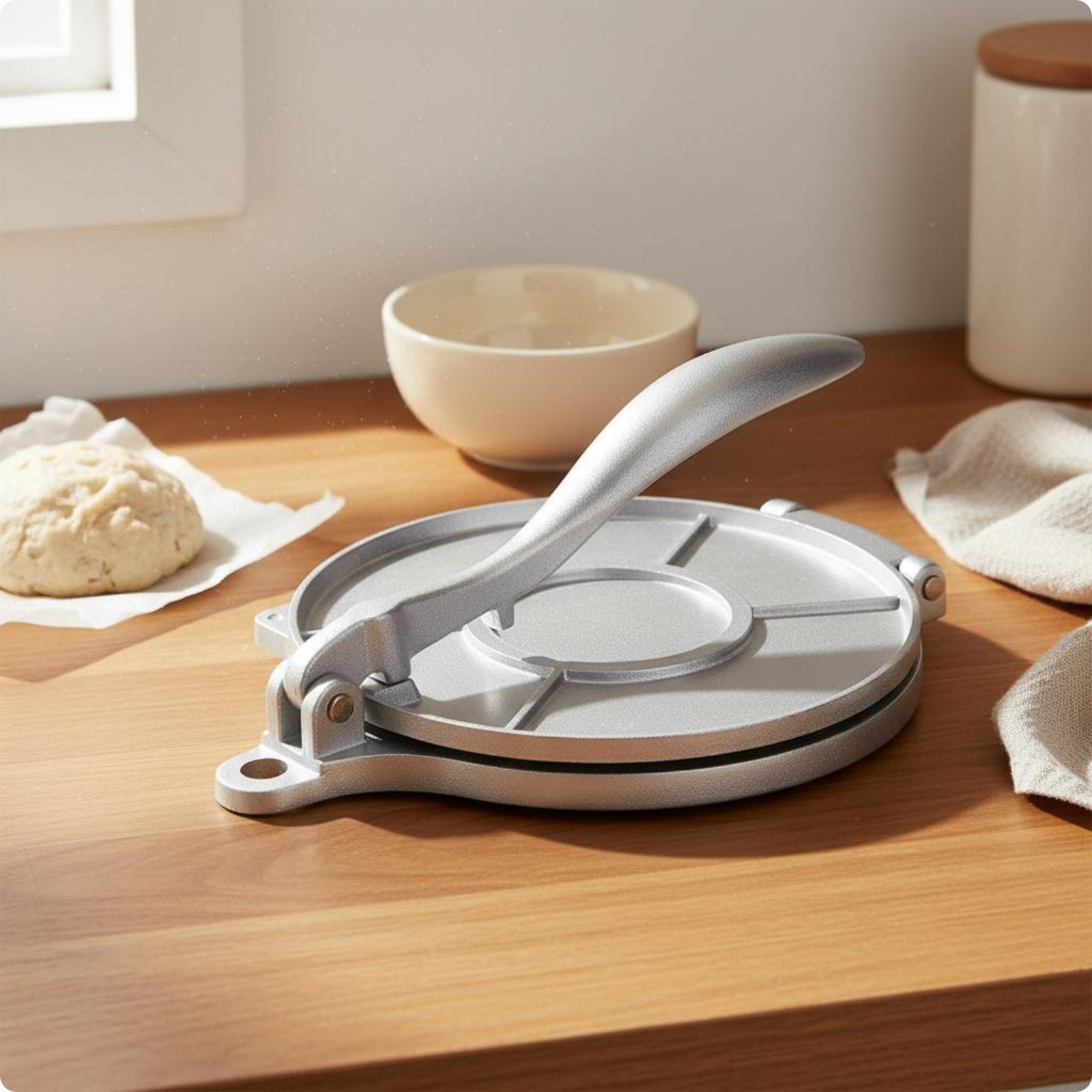 Metal Tortilla Press Easy to Use Manual Tortilla Press Versatile