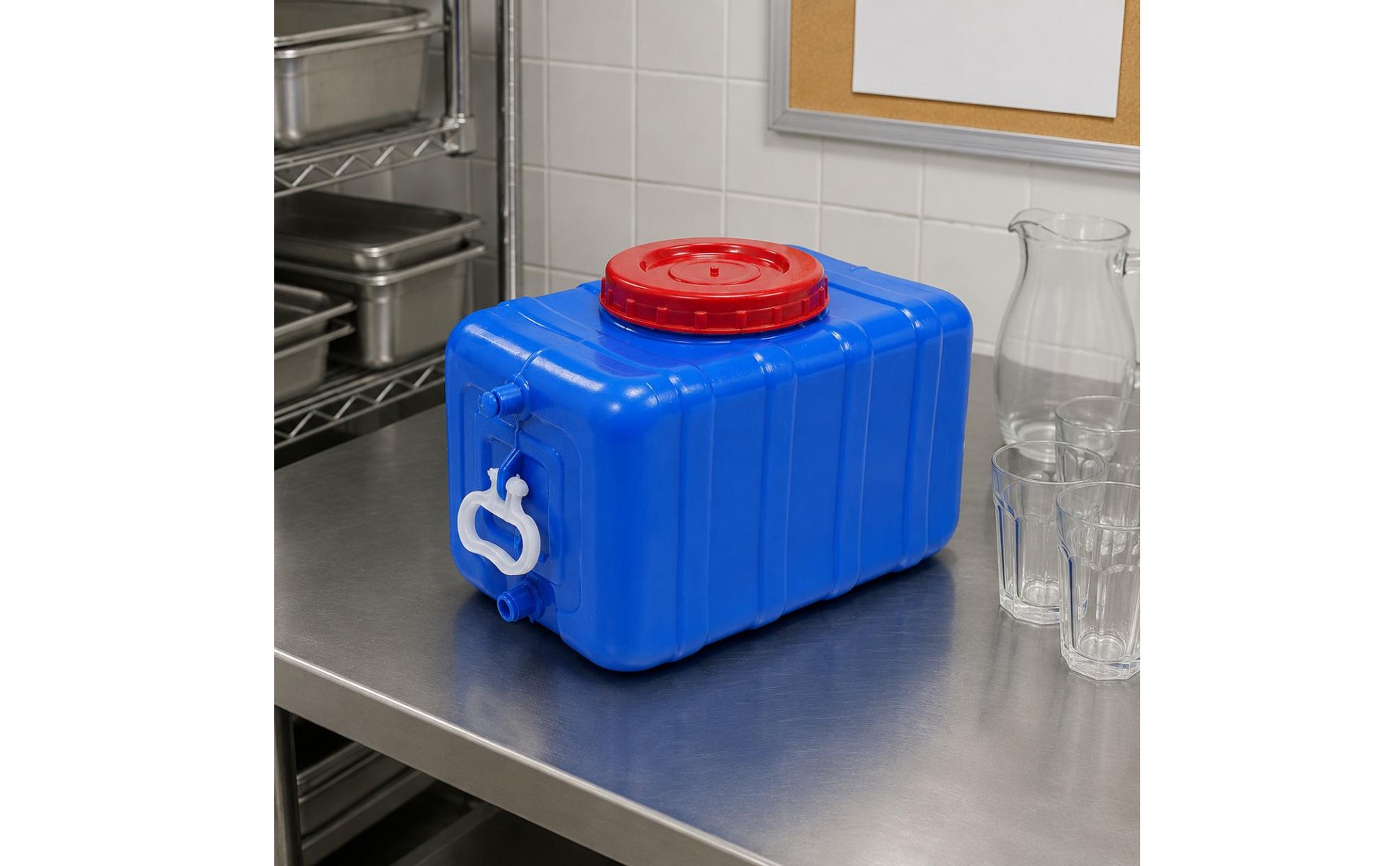Wassertank Lebensmittelecht horizontaler Wassertank dickwandig