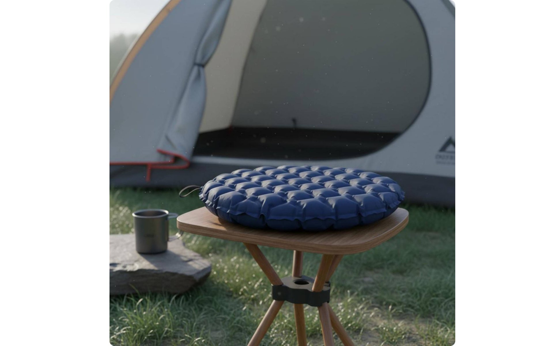Inflatable Camping Pad Lightweight Inflatable Seat Pad Small