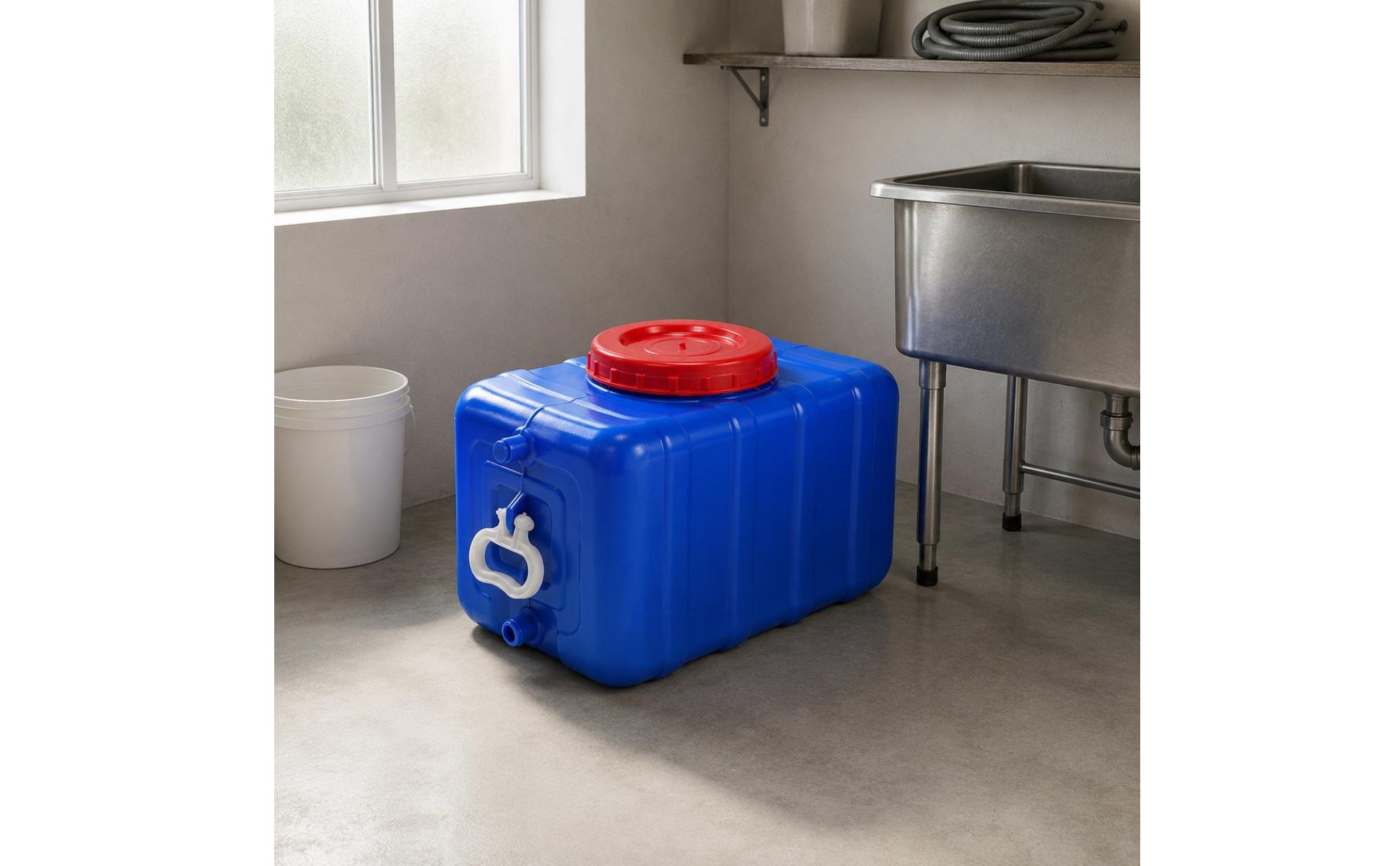 Wassertank Lebensmittelecht horizontaler Wassertank dickwandig