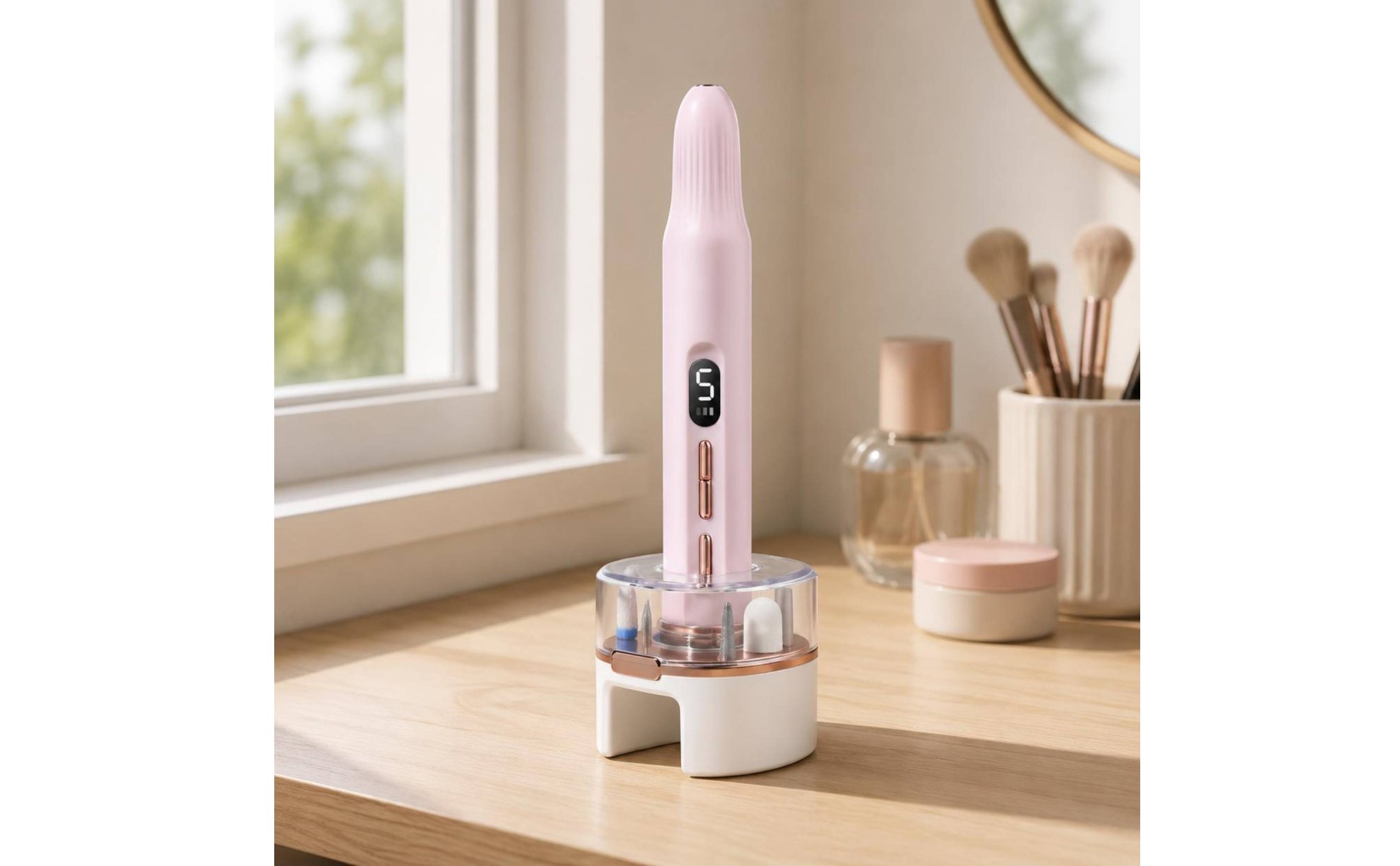 Portable Rechargeable Nail Grinder Forward and Counter-Rotation Rotation Nail