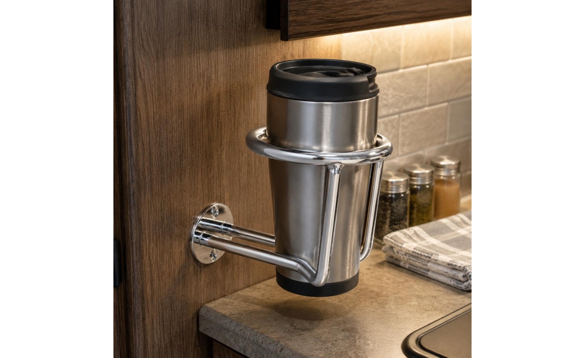 Stainless Steel Drink Holder Boat Drink Holder Rust-Resistant for RV