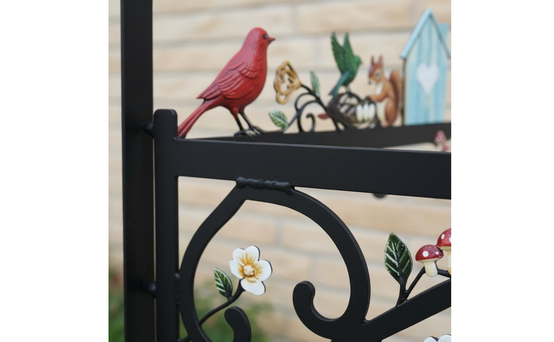 Bird Wall Hook Outdoor Use Metal Bird Wall Bracket Multi-Purpose for Courtyard