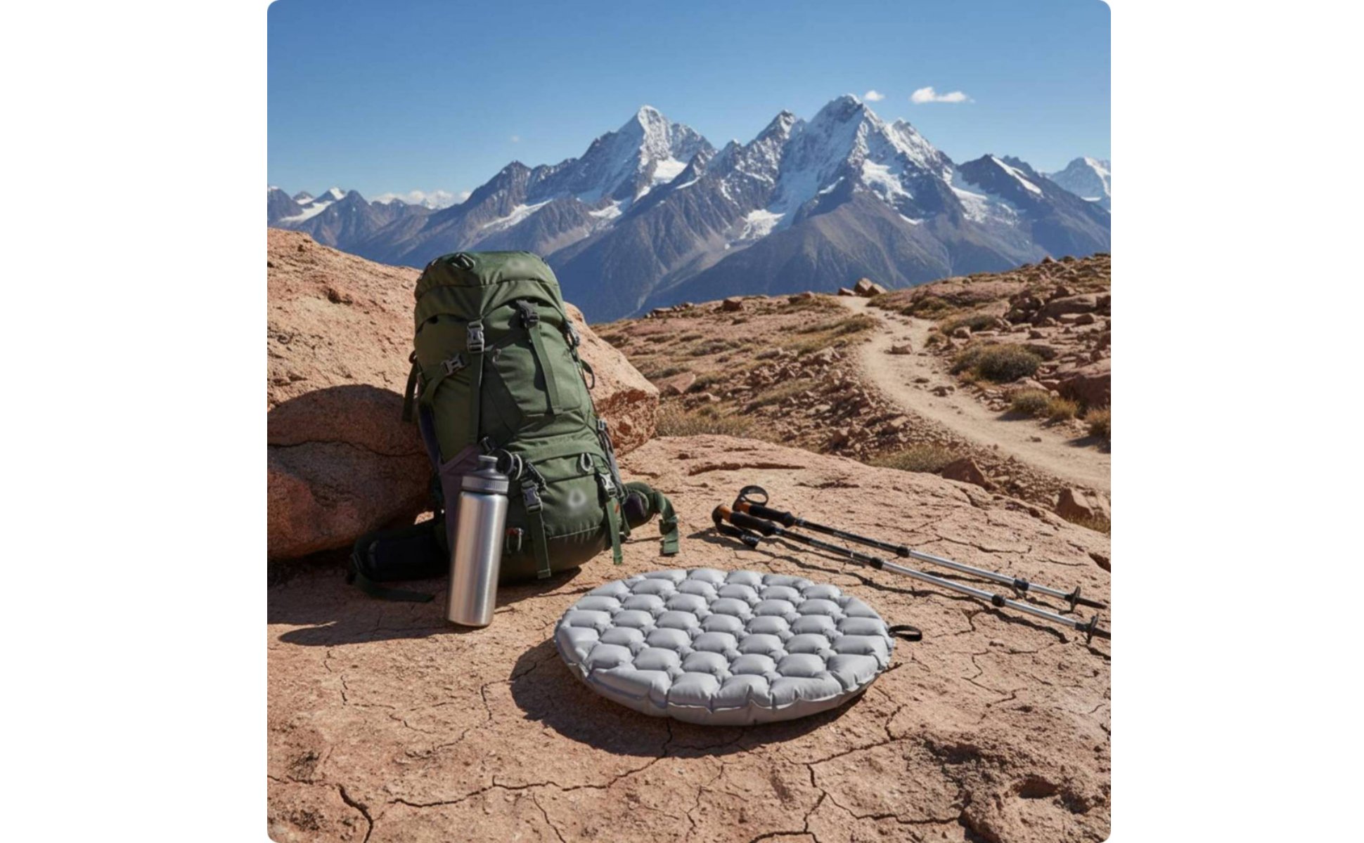Inflatable Camping Pad Lightweight Inflatable Seat Pad Small