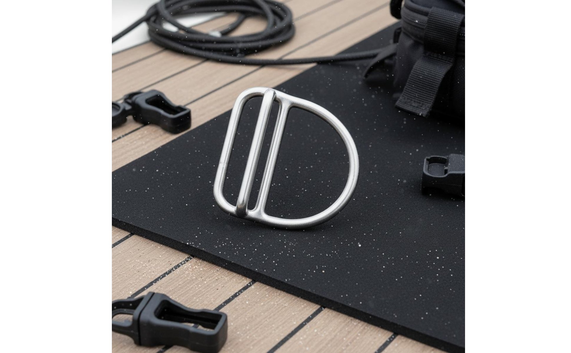 Diving Harness D Buckle SS316 2 Inch Strap D Ring Sand Blasted Finish