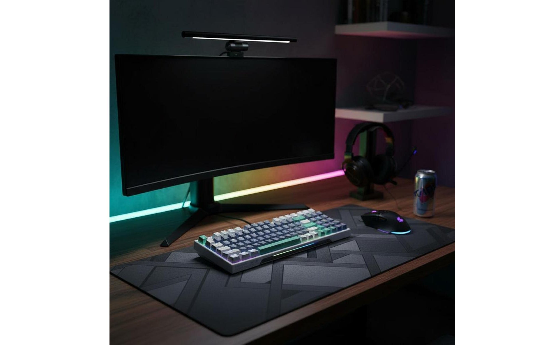 Wireless Mechanical Keyboard Tri-Mode Connection Hot-Swappable Keyboard USB-C