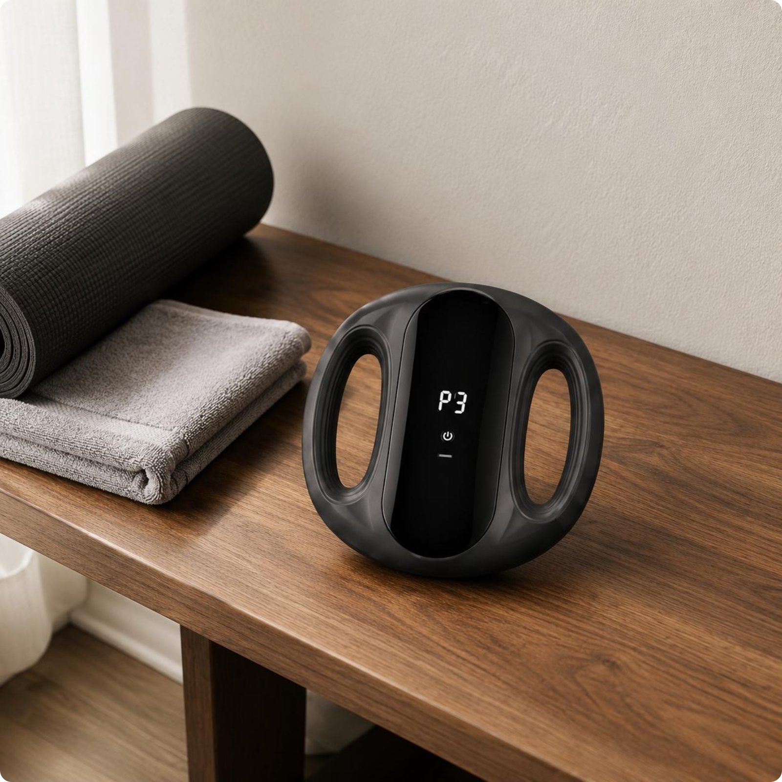 Double Loop Massager Easy to Use Physique Contouring Device Adjustable Strength