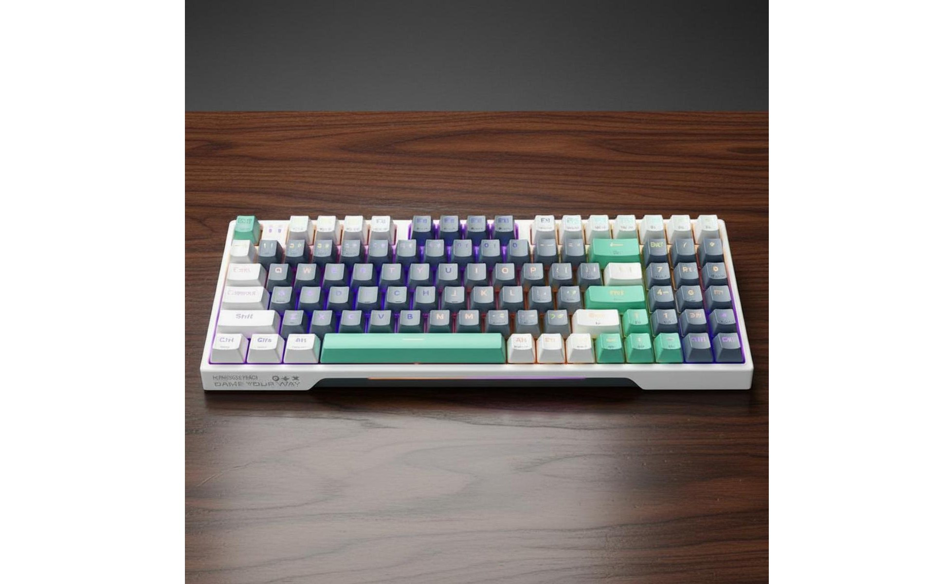 Wireless Mechanical Keyboard Tri-Mode Connection Hot-Swappable Keyboard USB-C