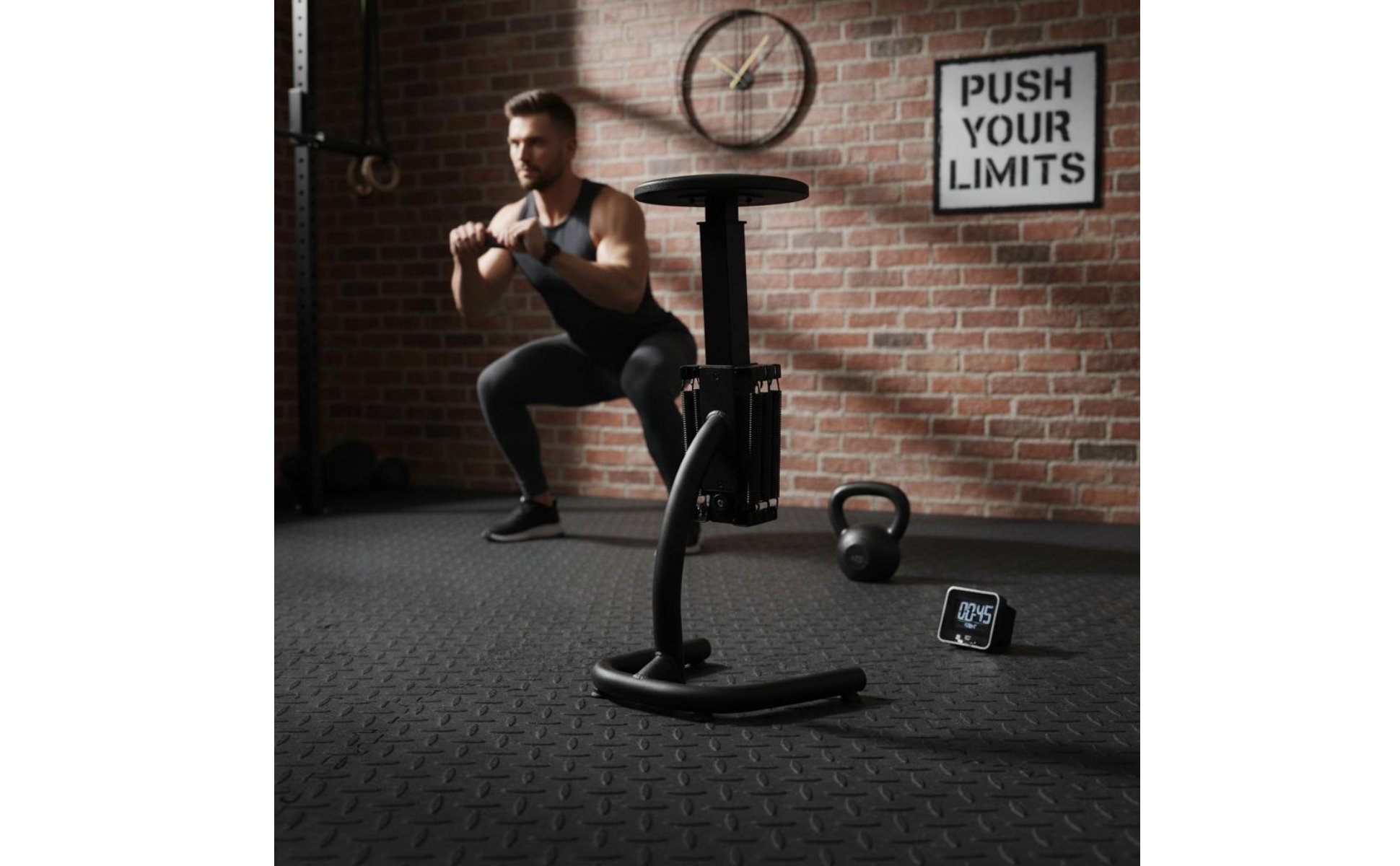 Squat-Assist-Gerät Höhenverstellbar Kniebeugenmaschine Knieschonend für Zuhause