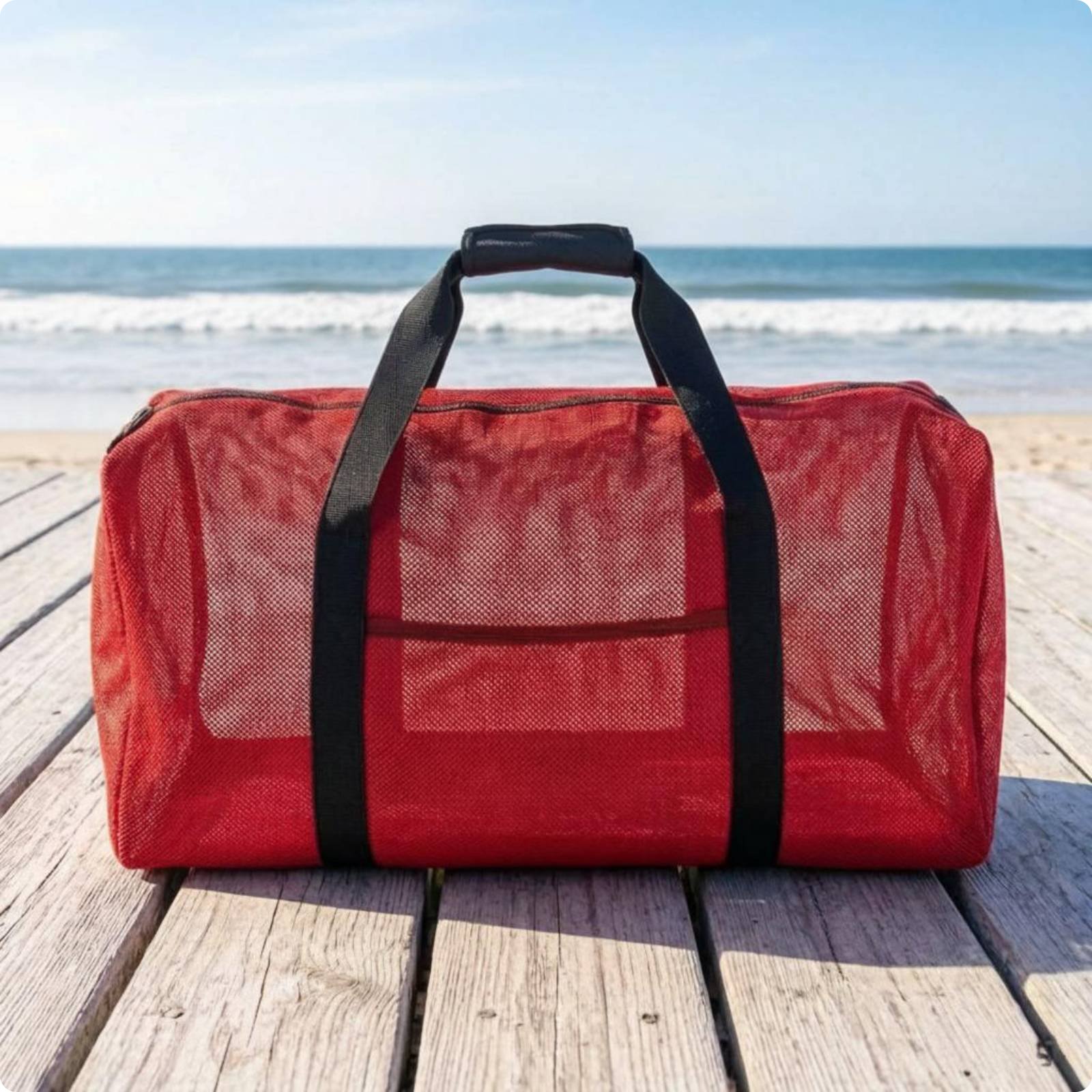 Mesh Dive Bag Drainable Diving Gear Bag Portable for Diving, Stream Trekking