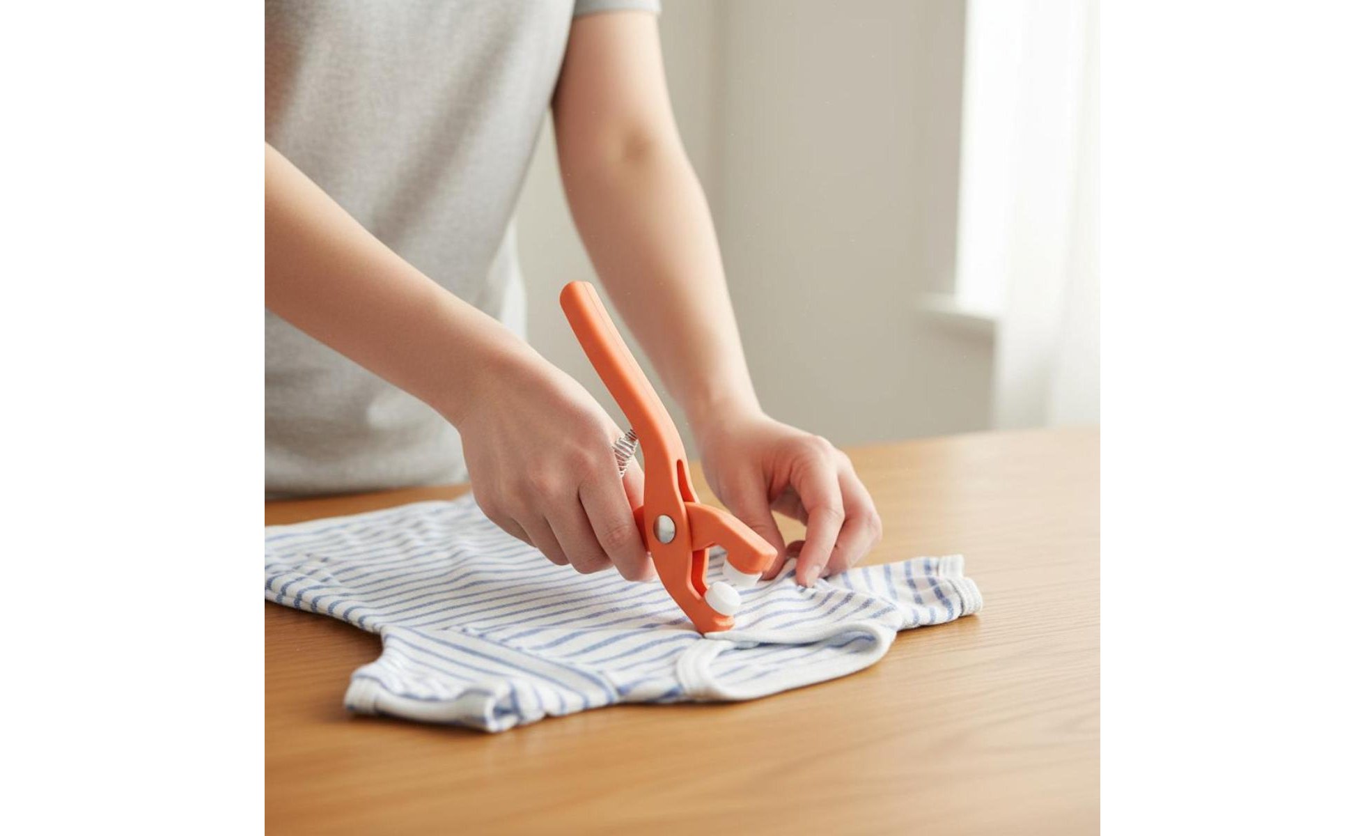 No-Sew Snap Installer Easy Install Prong Snap Tool Set Baby Clothes Friendly