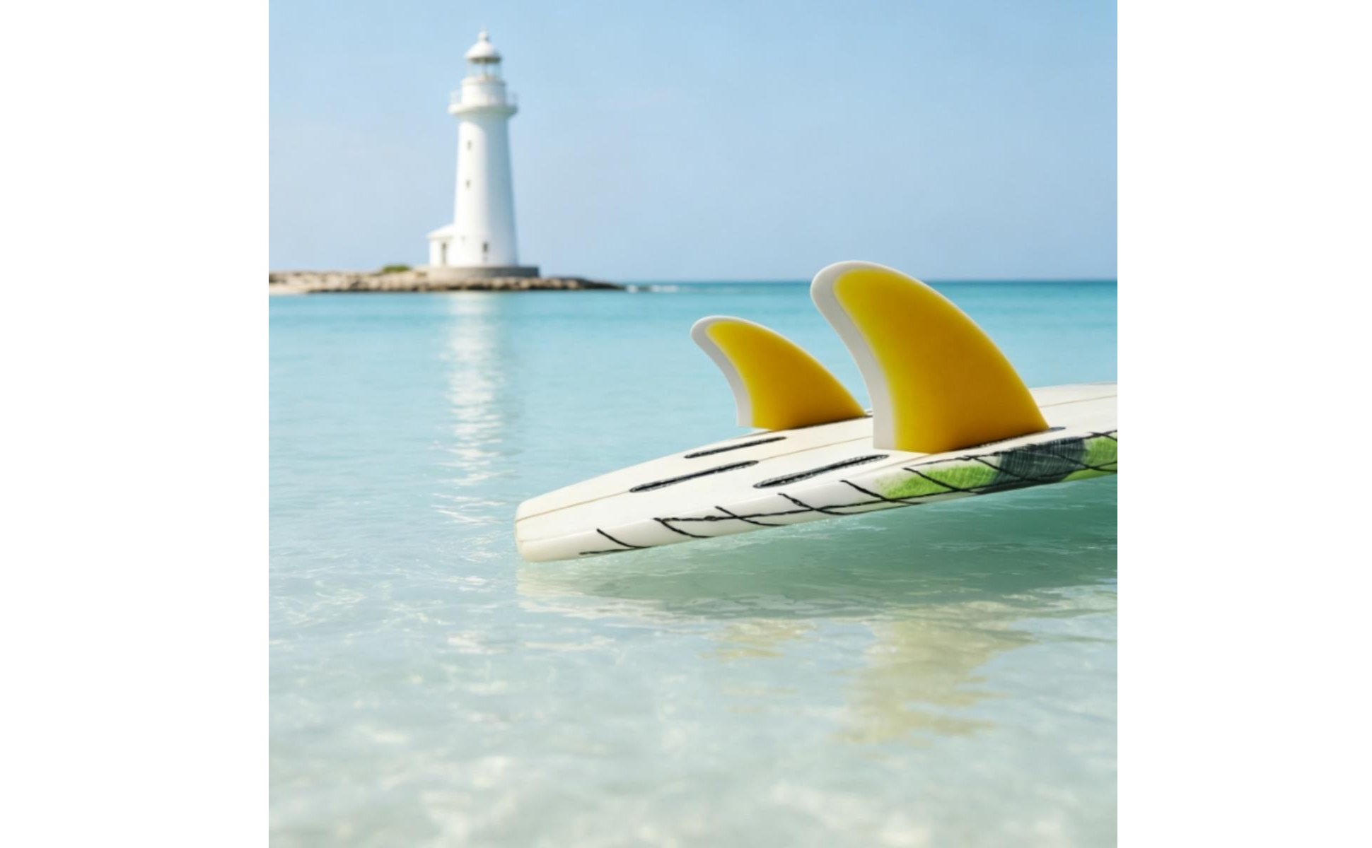 2 Pieces Double Tab Wave-Riding Fins Fin Control System II Compatible Double Tab