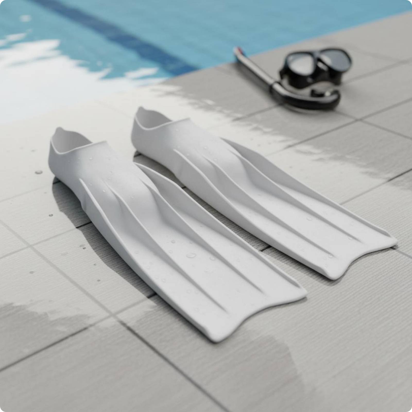Freediving Fins Professional Grade Long Blade Fins Comes with Carry Bag