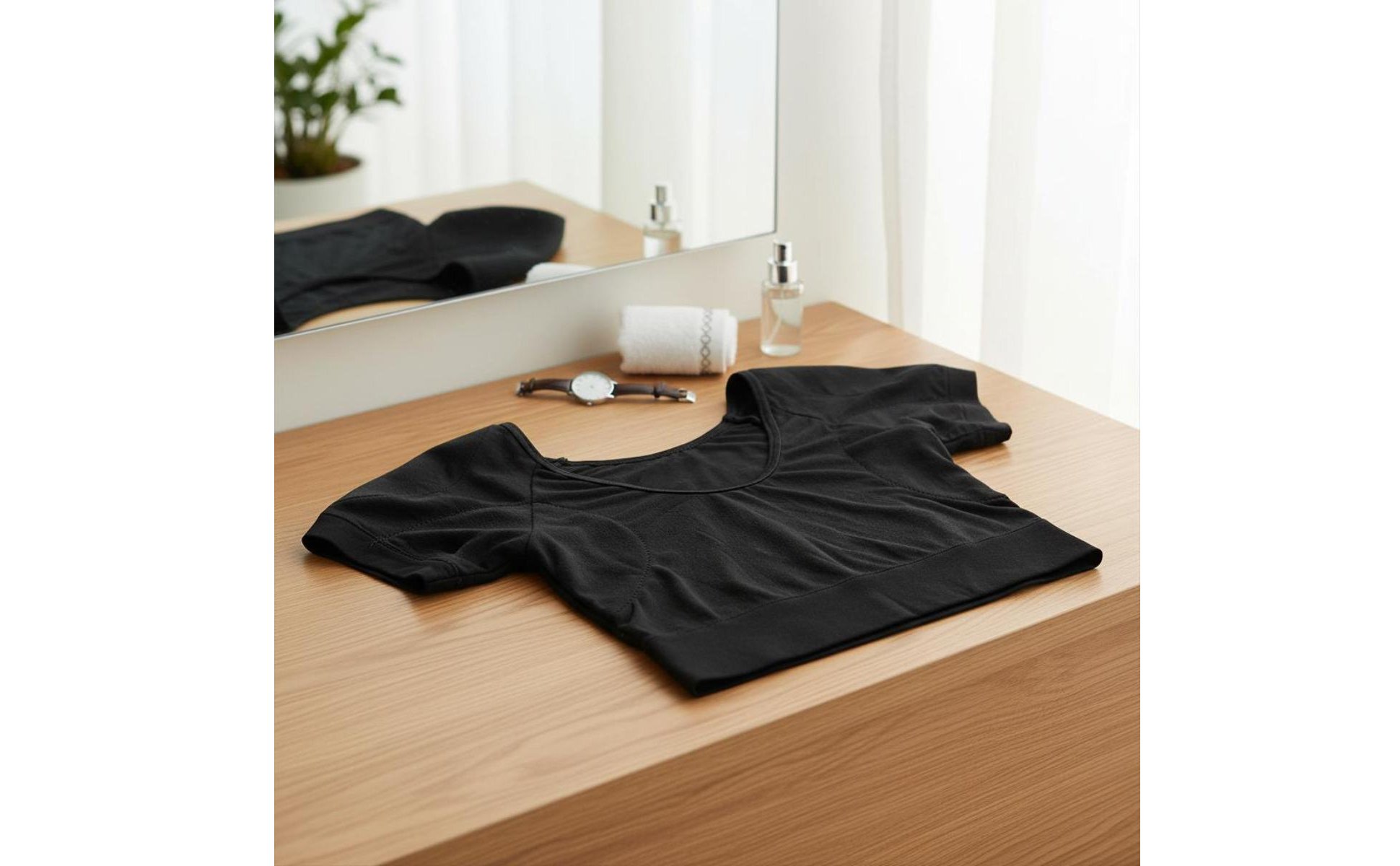 300 Pieces Armpit Sweat Pads Vest Washable Underarm Sweat Vest Breathable