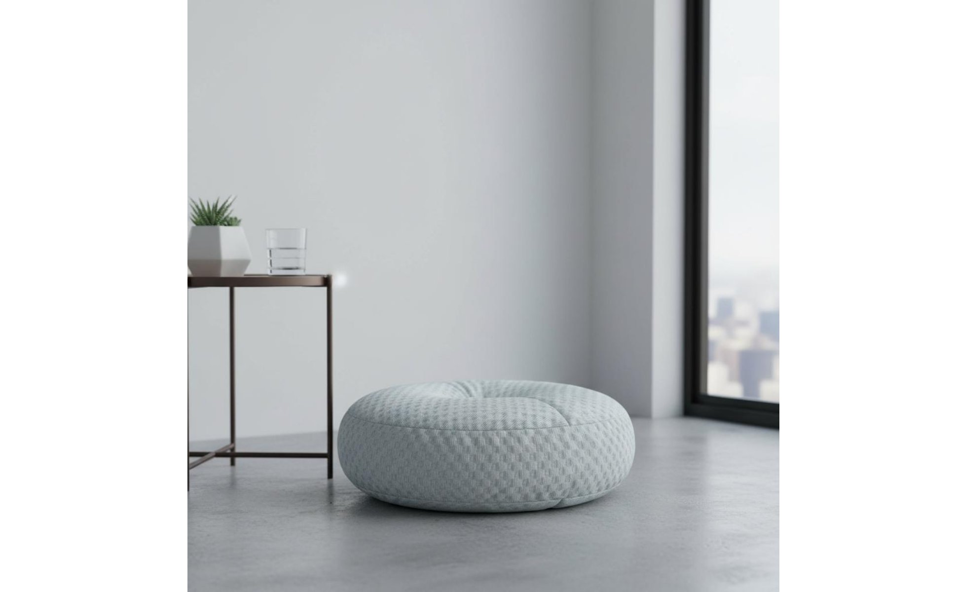 Cooling Seat Cushion Breathable Round Meditation Cushion Soft