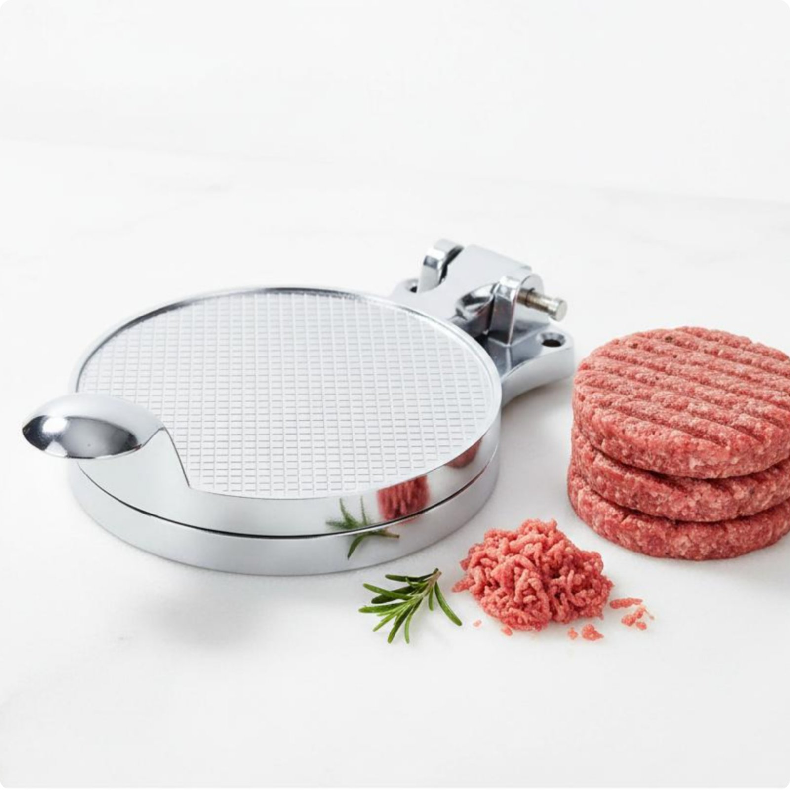 Beef Patty Press Aluminum Alloy Kitchen Tool Food-Safe