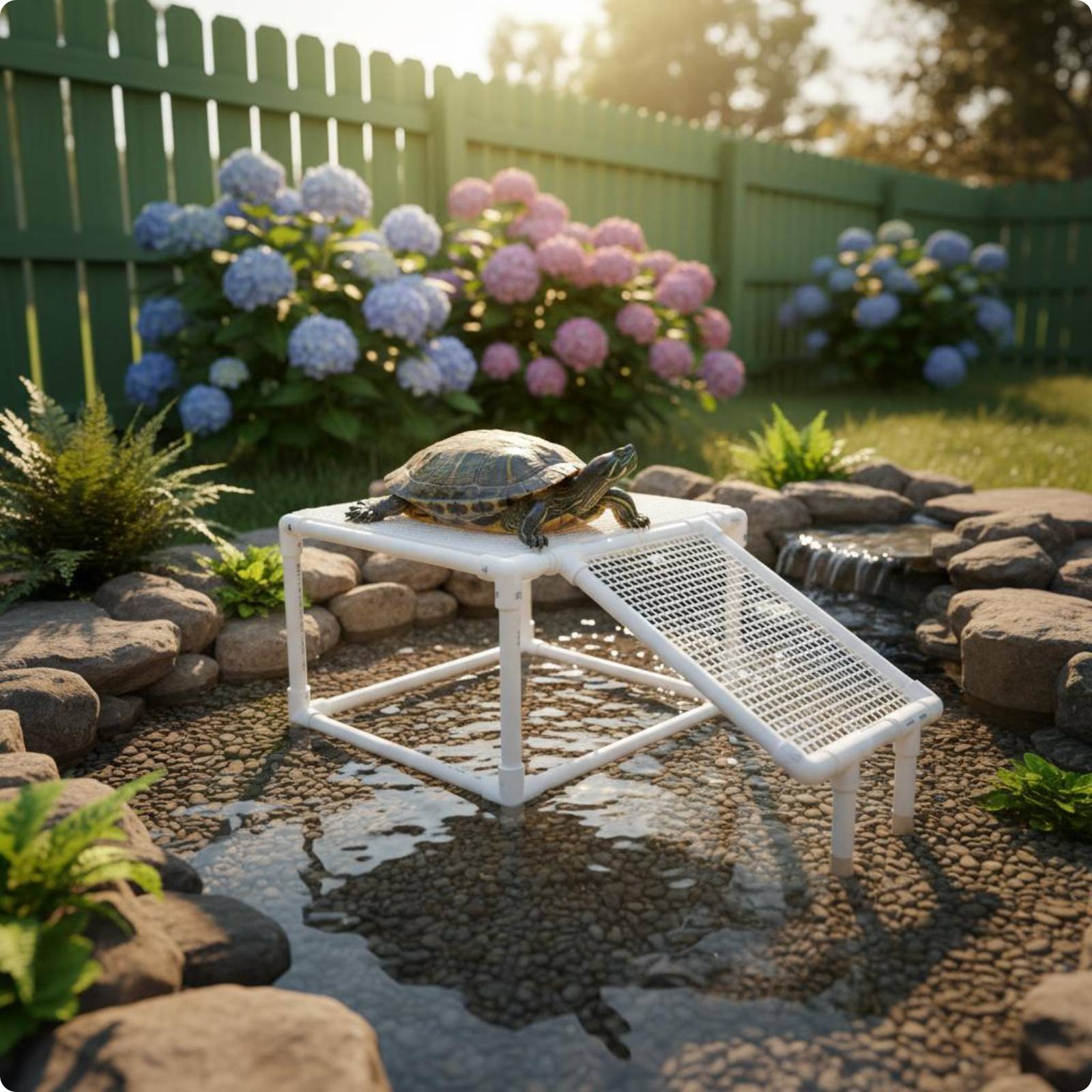 Turtle Basking Stand DIY Turtle Sunning Stand Easy to Clean for Terrarium