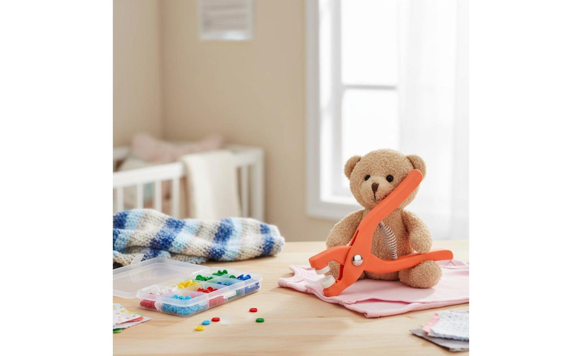 No-Sew Snap Installer Easy Install Prong Snap Tool Set Baby Clothes Friendly