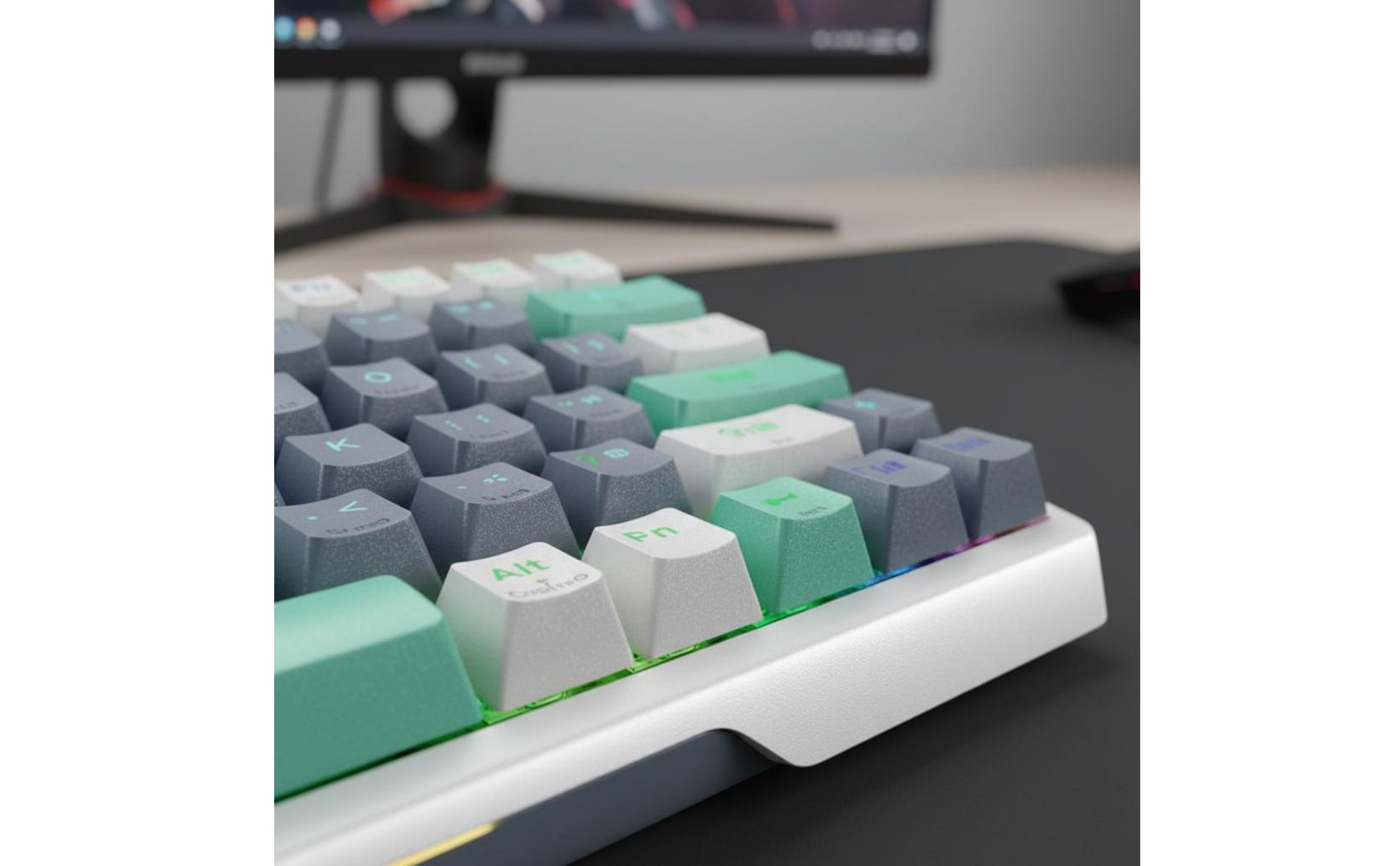 Wireless Mechanical Keyboard Tri-Mode Connection Hot-Swappable Keyboard USB-C