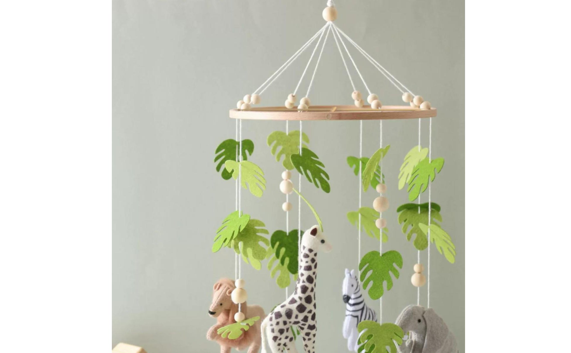 Structure de Mobile de Lit Bébé Bricolage Armature Suspendue En Bambou fait Main