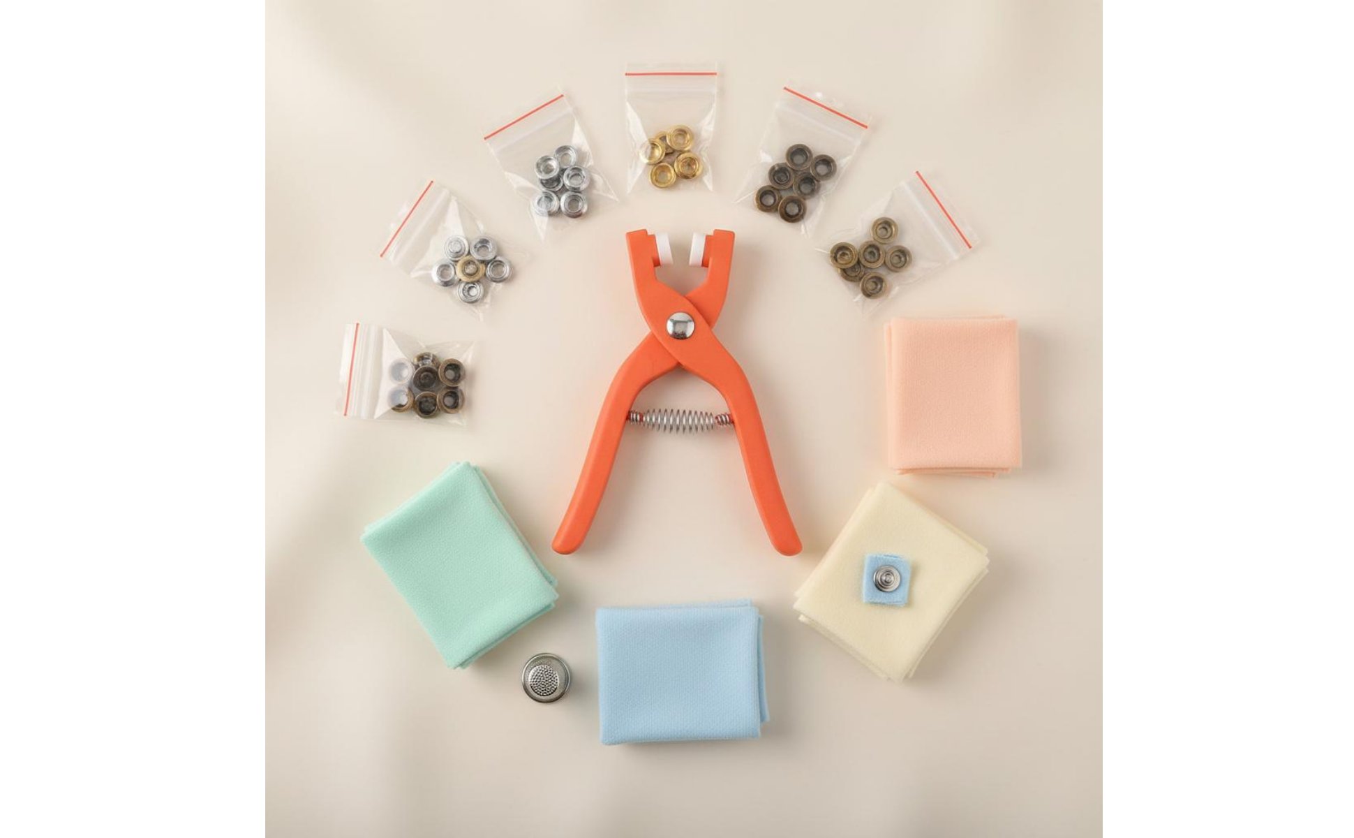 No-Sew Snap Installer Easy Install Prong Snap Tool Set Baby Clothes Friendly