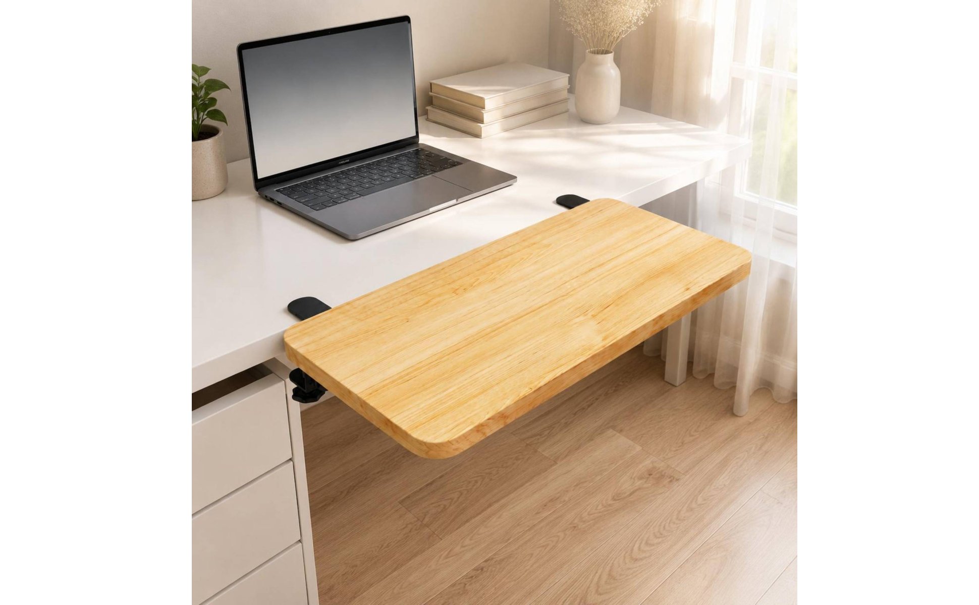 Folding Desk Extender Foldable Desktop Extension Board Extendable