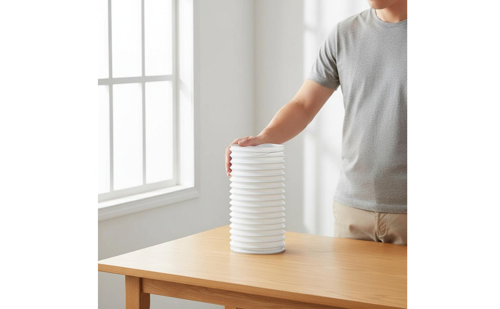 Tuyau Climatiseur Mobile Renforcé Acier Tuyau Évacuation Extensible Flexible