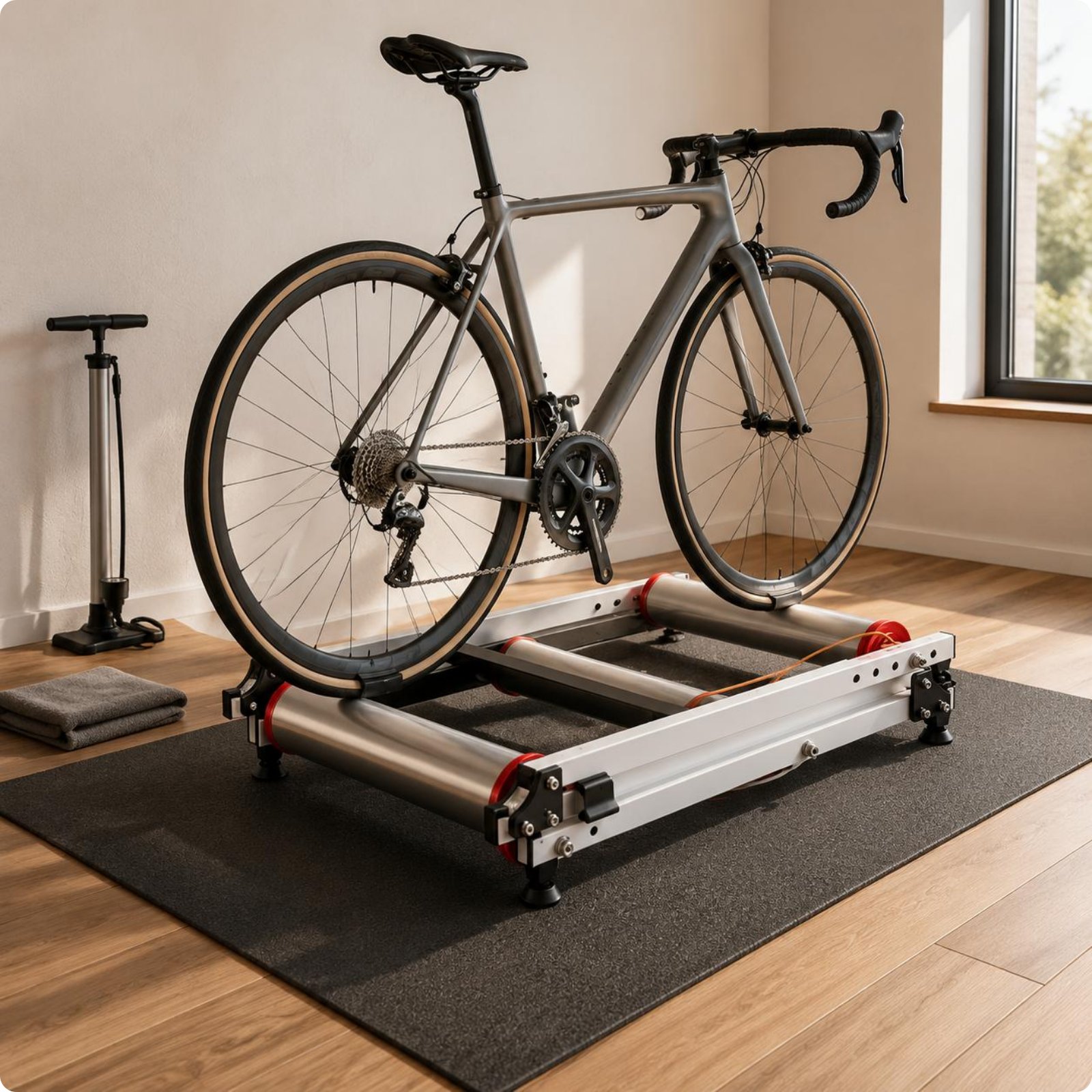 (New) Indoor Bike Rollers Easy Setup Indoor Bike Cylinder Broad Compatibility (431.95 USD) (New) Indoor Bike Rollers Easy Setup Indoor Bike Cylinder Broad Compatibility (431.95 USD)
