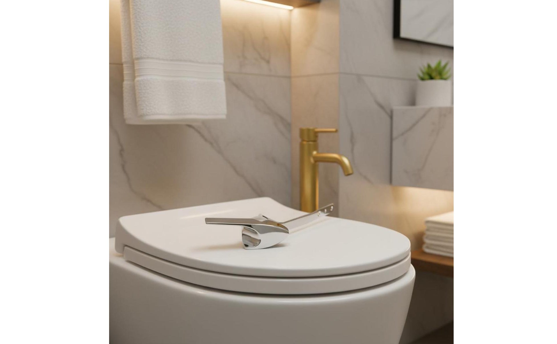 Bathroom Fixture Brand K-87115 Lever Flush Mechanism Compatible Fit Gilded