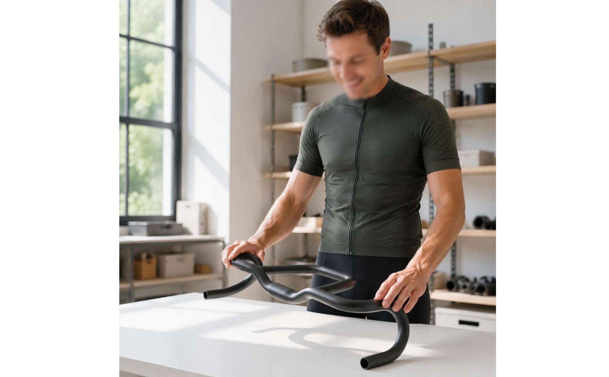 Gravel Drop Bar Multiple Hand Positions Flared Bike Handlebar Ergonomic Grip