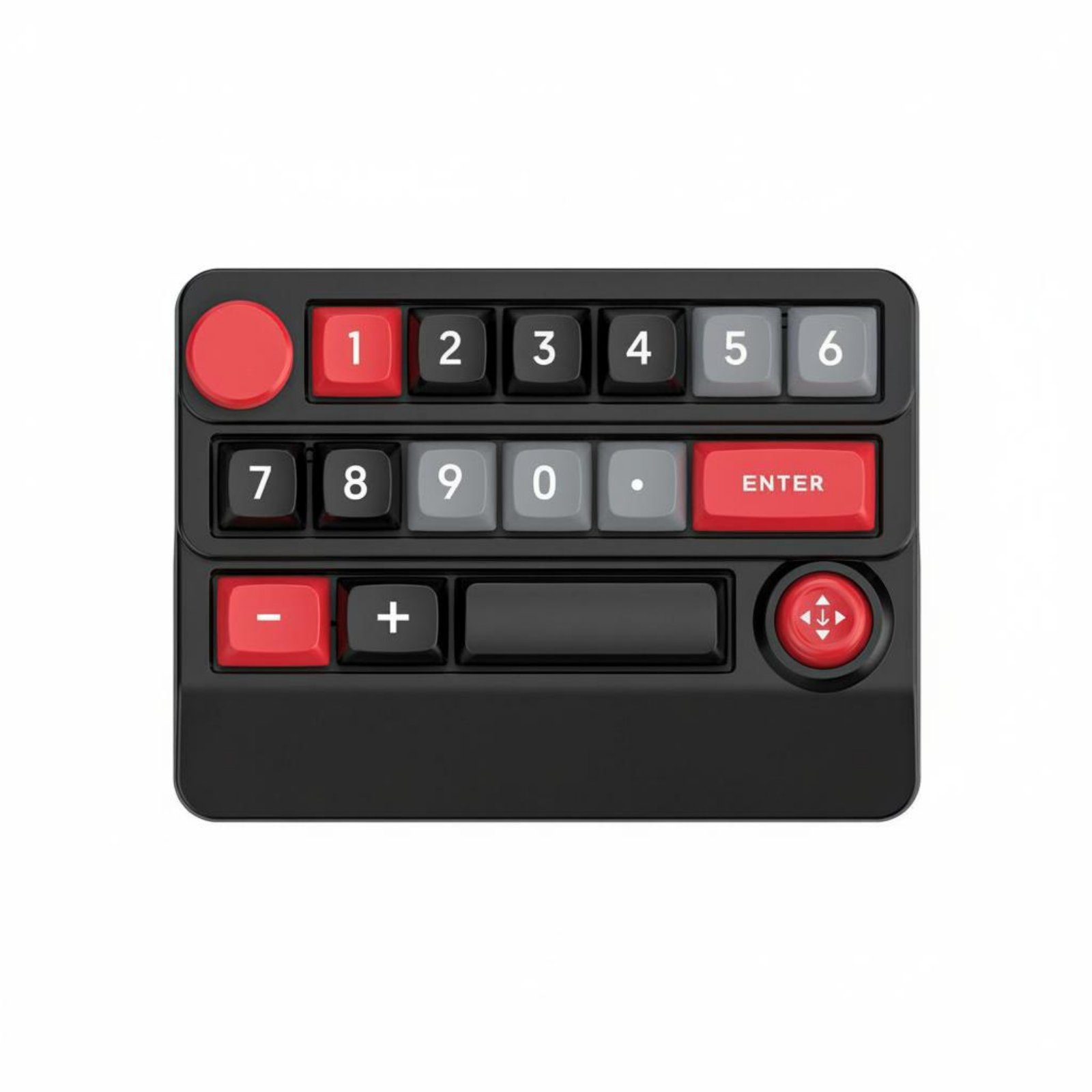 RGB Lighting Hot-Swappable Macro Pad Tri-Mode Wireless Keypad Macro Keypad for Gamers, Gaming Desk