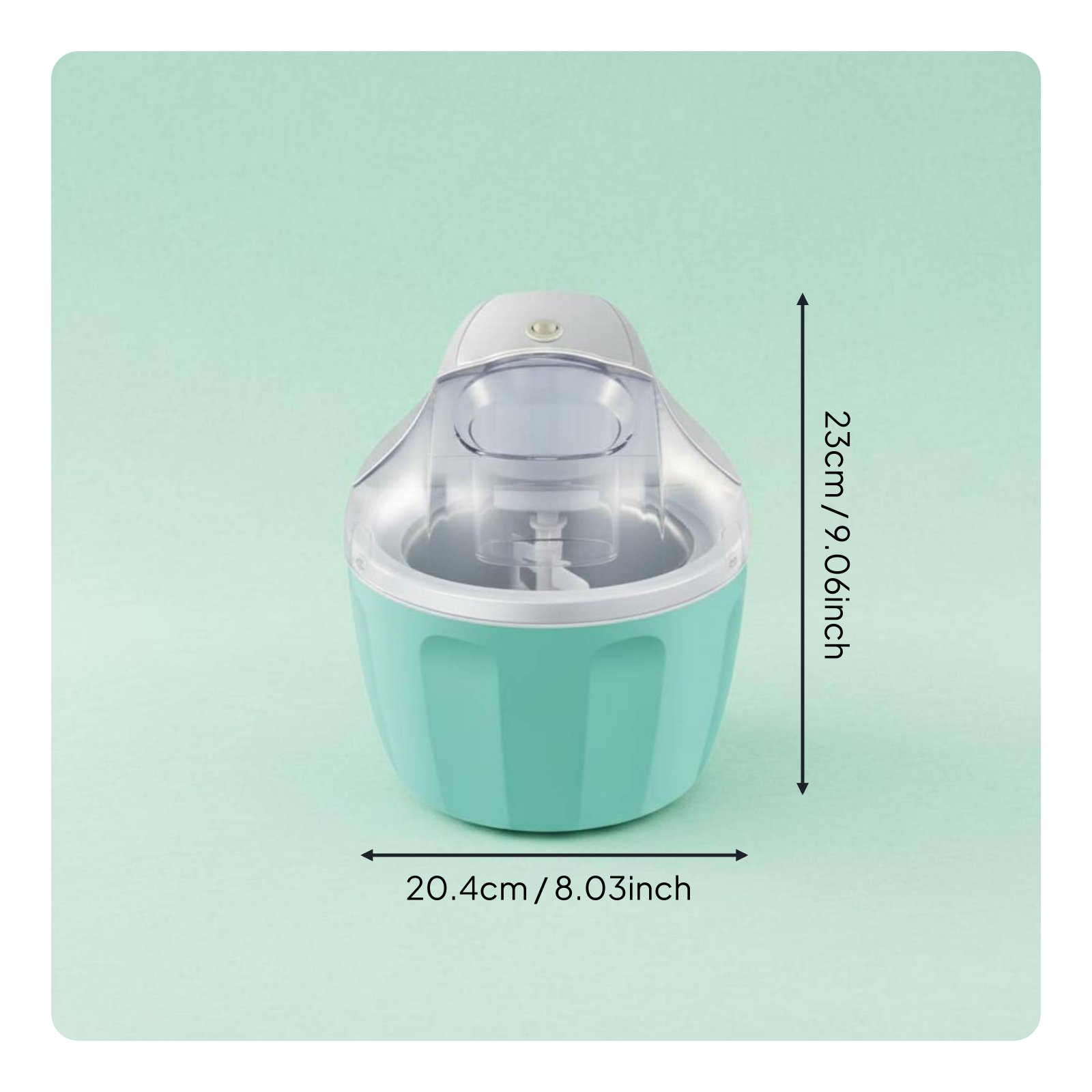 Compact Ice Cream Appliance Portable Mini Ice Cream Appliance Quick Freeze