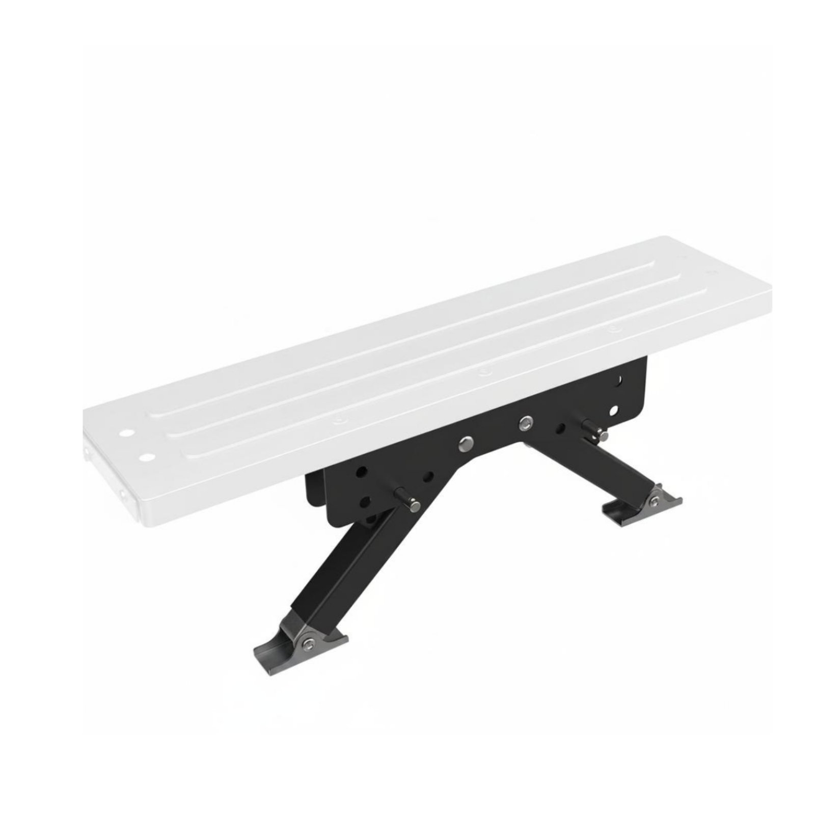 Electroplated Finish RV Step Stabilizer Stable Footing Travel Caravan Step Stabilizer Weather-Resistant