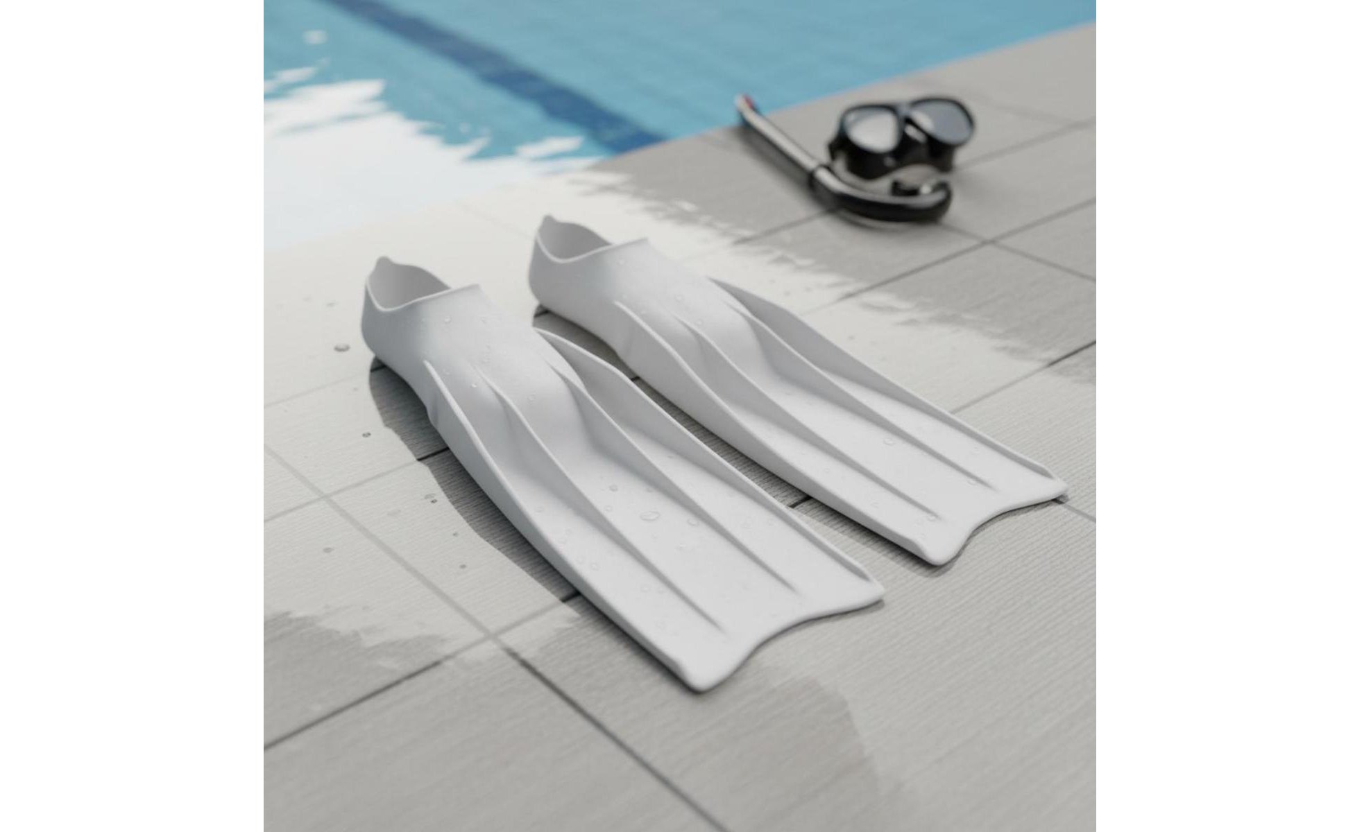 Freediving Fins High Propulsion Effectiveness Long Blade Fins Full Foot Pocket