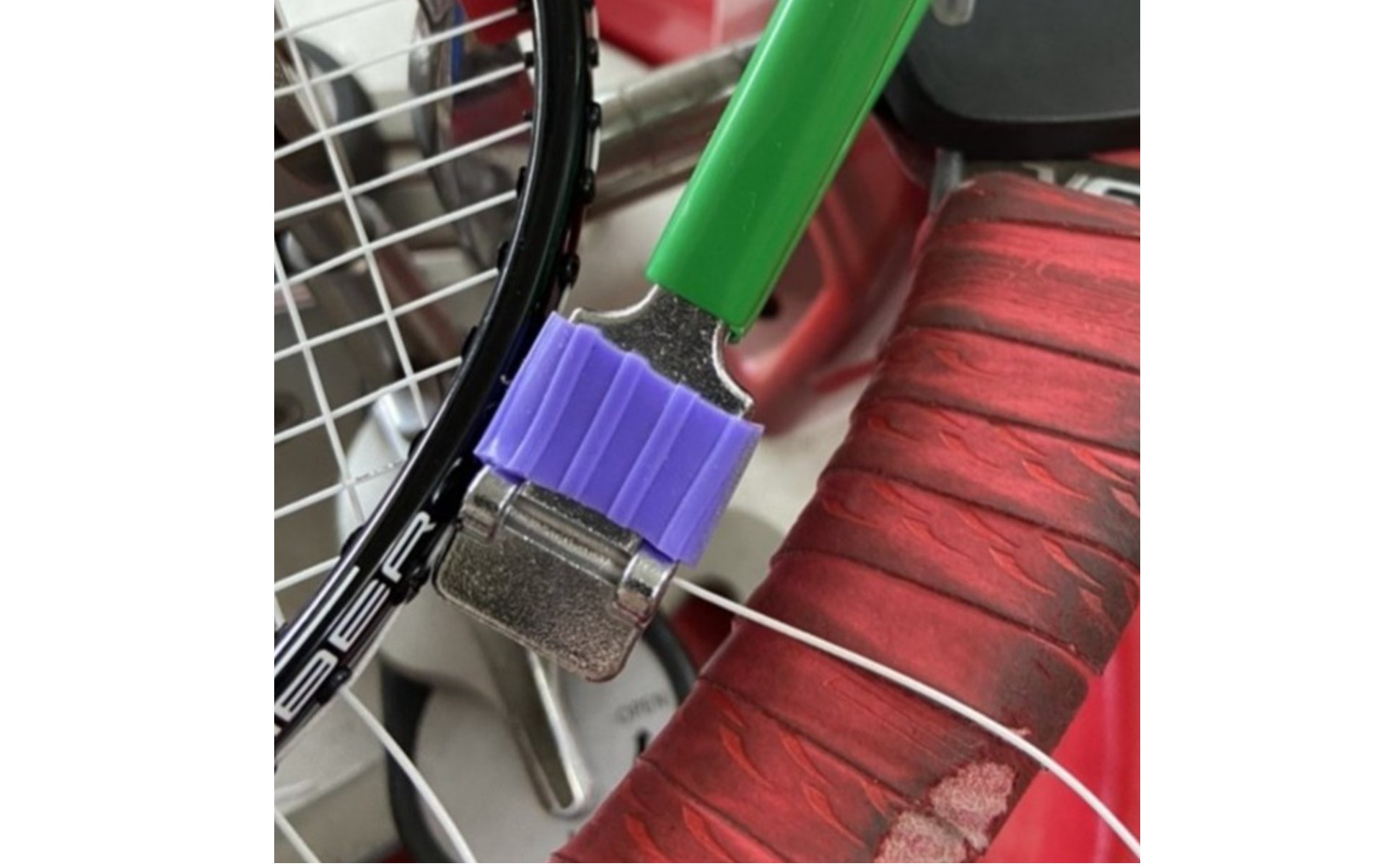 2 Pieces Starting Clamp Sleeve Anti-Scratch Badminton Stringing Sleeve