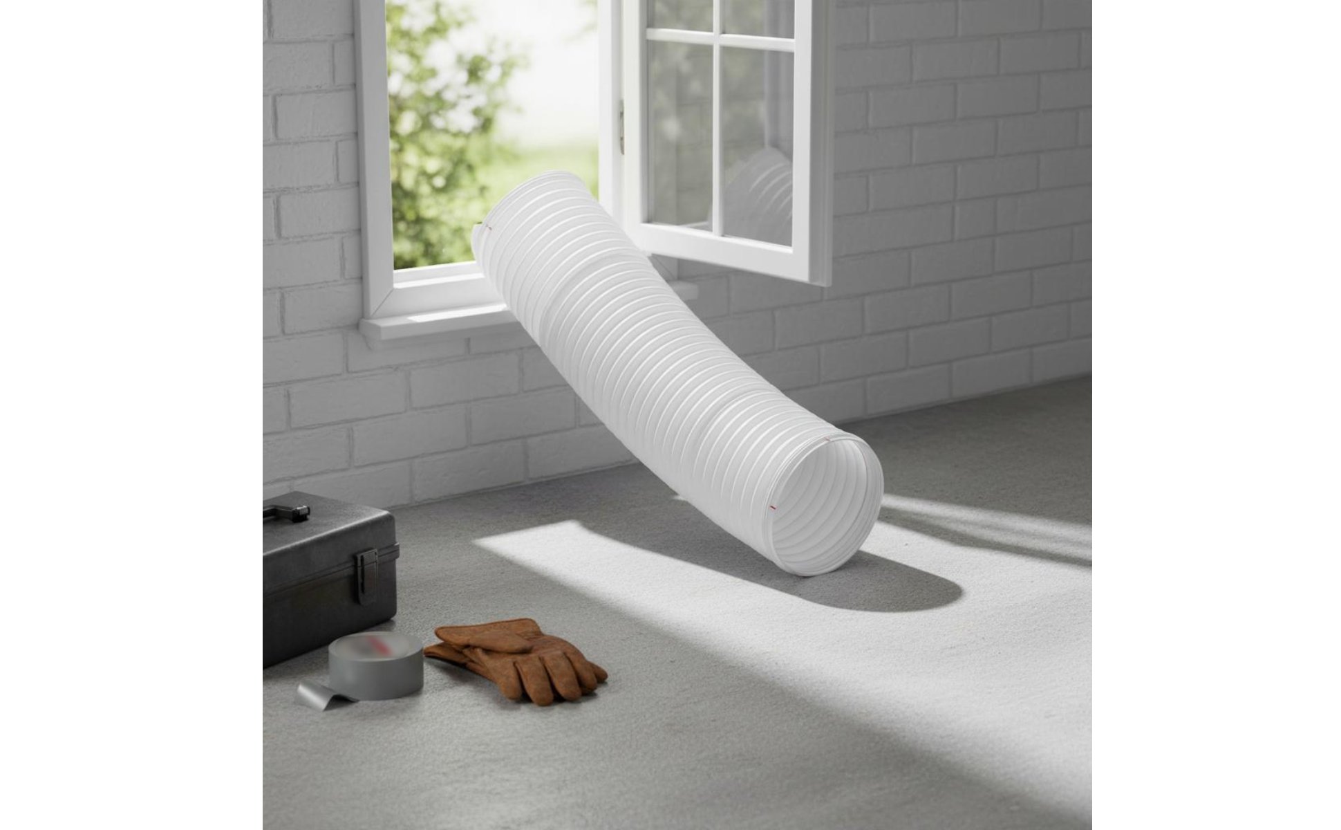 Tuyau Climatiseur Mobile Renforcé Acier Tuyau Évacuation Extensible Flexible