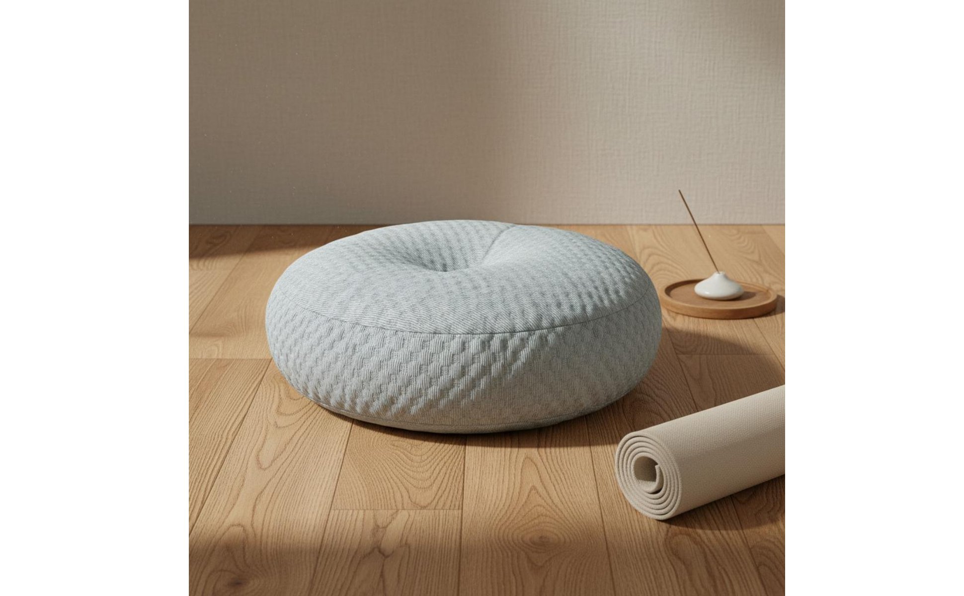 Cooling Seat Cushion Breathable Round Meditation Cushion Soft