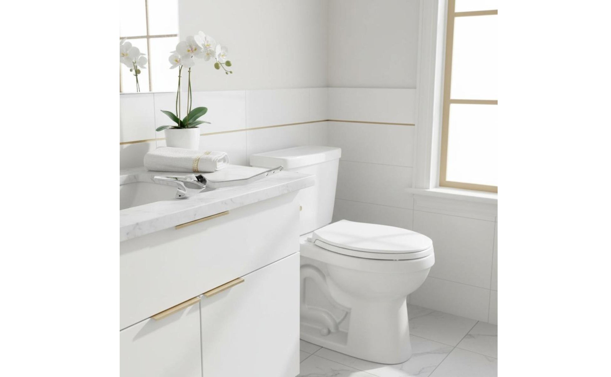 Bathroom Fixture Brand K-87115 Lever Flush Mechanism Compatible Fit Gilded