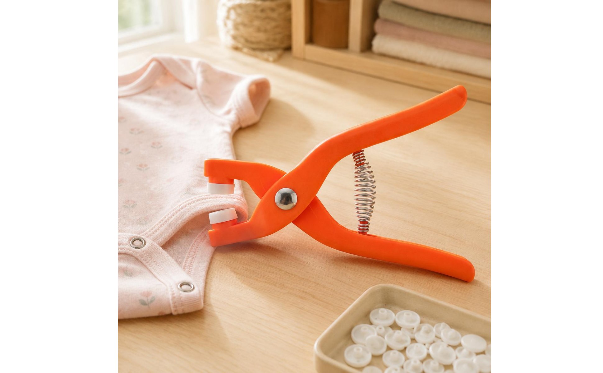 No-Sew Snap Installer Easy Install Prong Snap Tool Set Baby Clothes Friendly