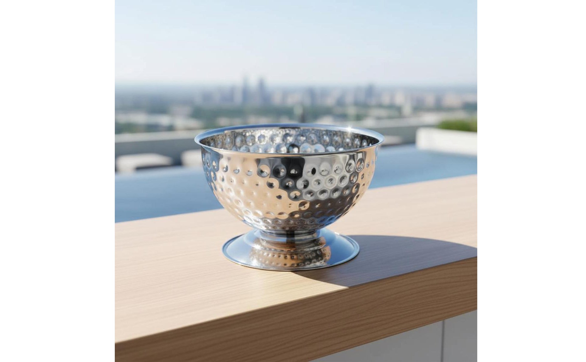 Champagne Pail Luxury Look Wine Cooler Pail Sleek Design Ice Pail for Bar, Karaoke