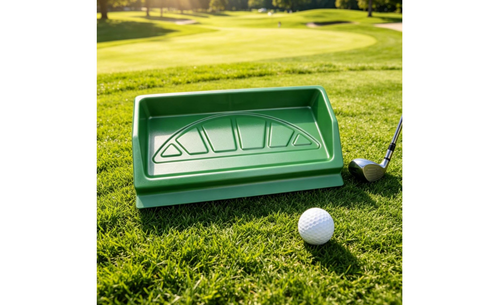 ABS Golf Tee Tray High-Capacity Golf Tee Box Sturdy for Practice Range
