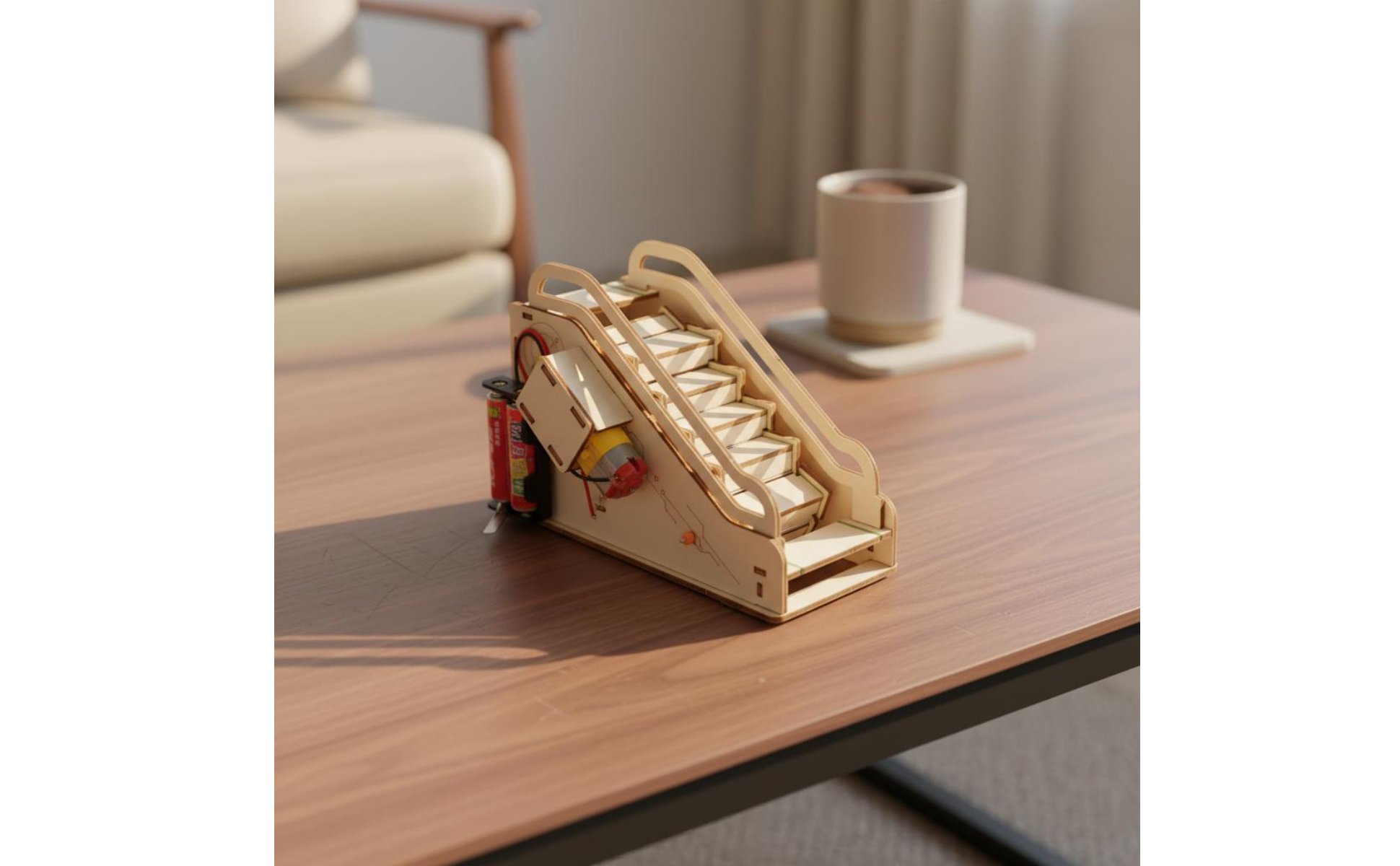 DIY Escalator Model STEAM Learning Electric Escalator Toy STEM Education