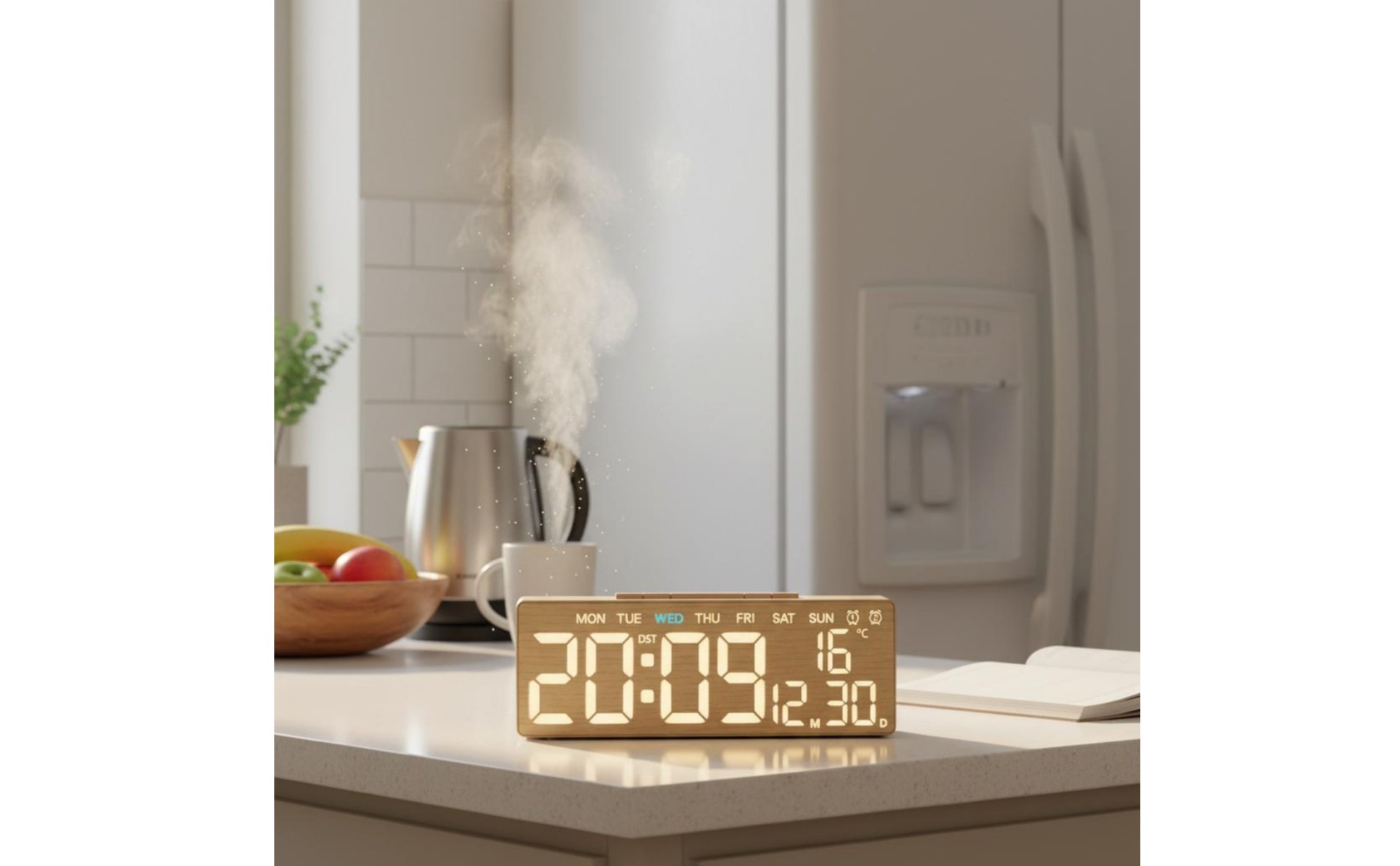 LED Alarm Timepiece Multifunction Temperature Display Timepiece