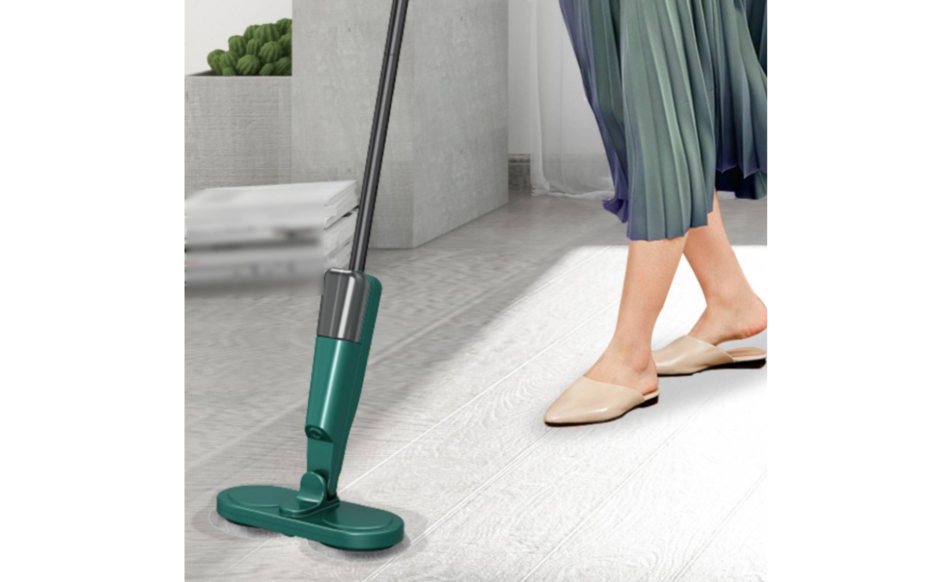 Rotating Mop Easy to Use Wireless Electric Mop USB Rechargeable